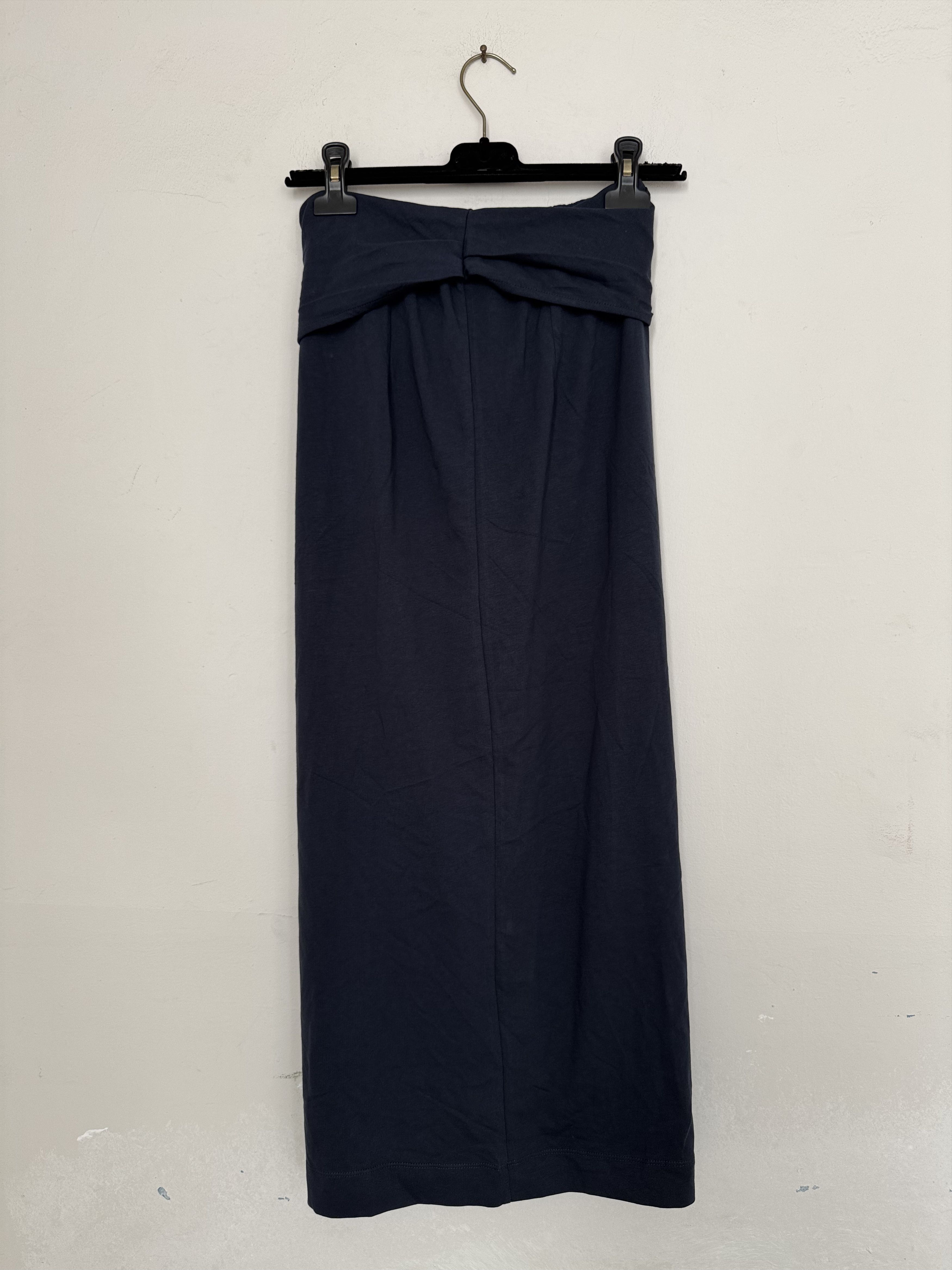 Dries Van Noten Draped Black Maxi Wrap Skirt Size 26" / US 2 / IT 38 - 2 Thumbnail