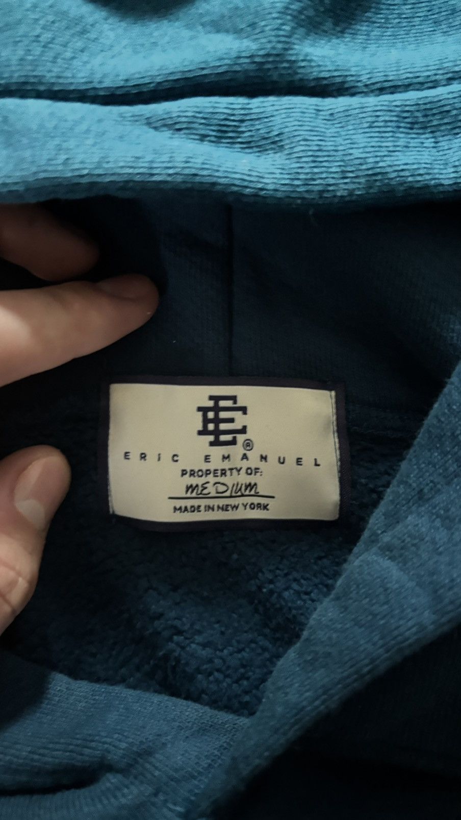 Eric Emanuel Eric Emanuel Blue and Yellow Hoodie Size US M / EU 48-50 / 2 - 3 Thumbnail