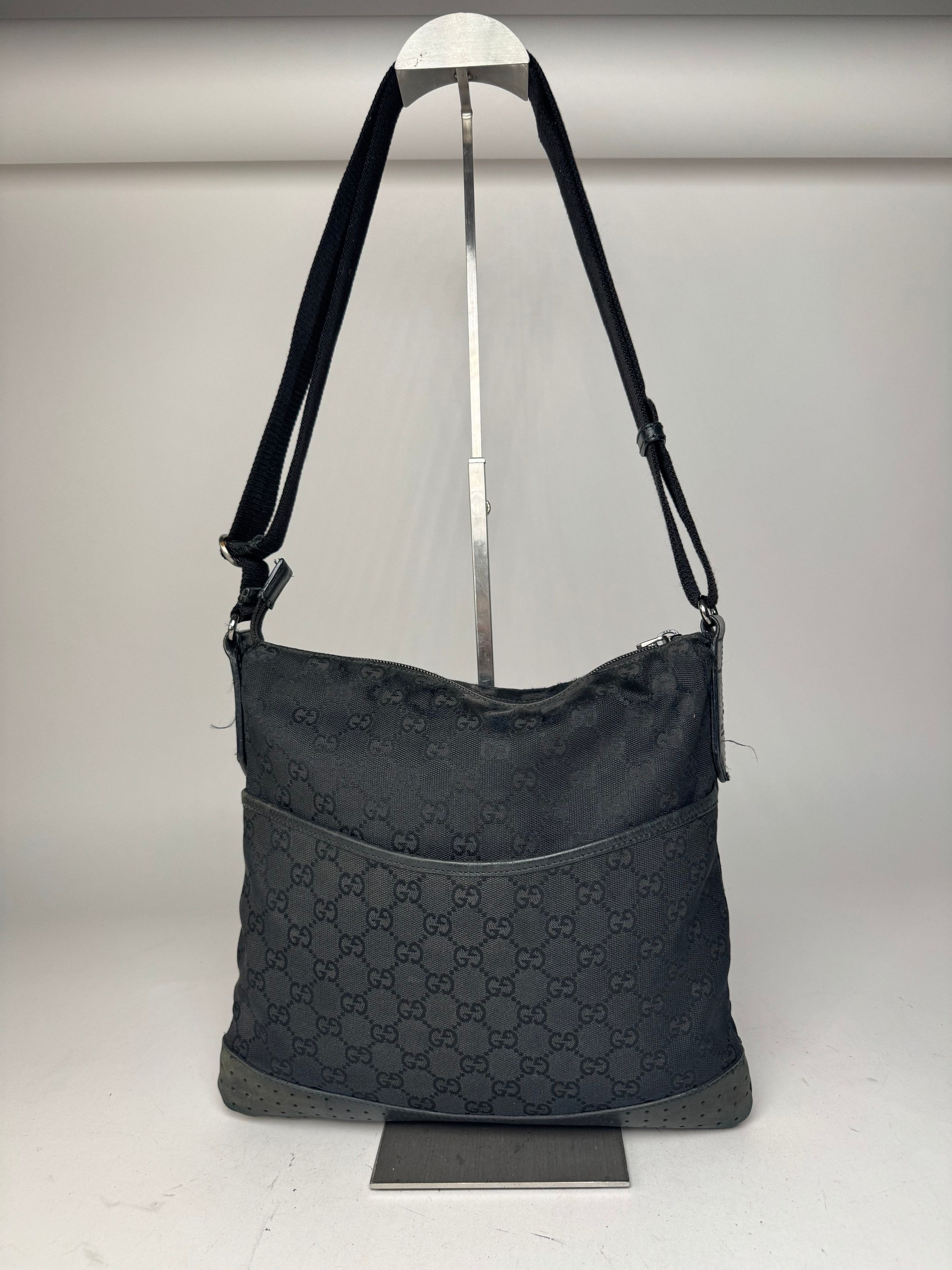 Other Vintage Gucci Monogram 2Way Bag black Size ONE SIZE - 1 Thumbnail