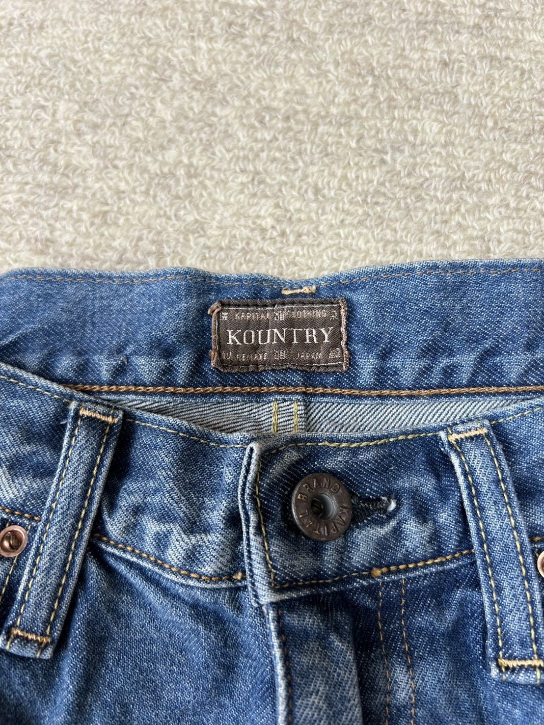 Kapital kapital 14oz Denim 5P Bone Shorts Size US 36 / EU 52 - 4 Thumbnail