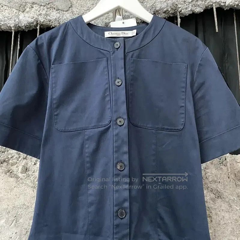Dior Dior Summer Blue Pleated Dress . Size XXS / US 00 / IT 34 - 3 Thumbnail
