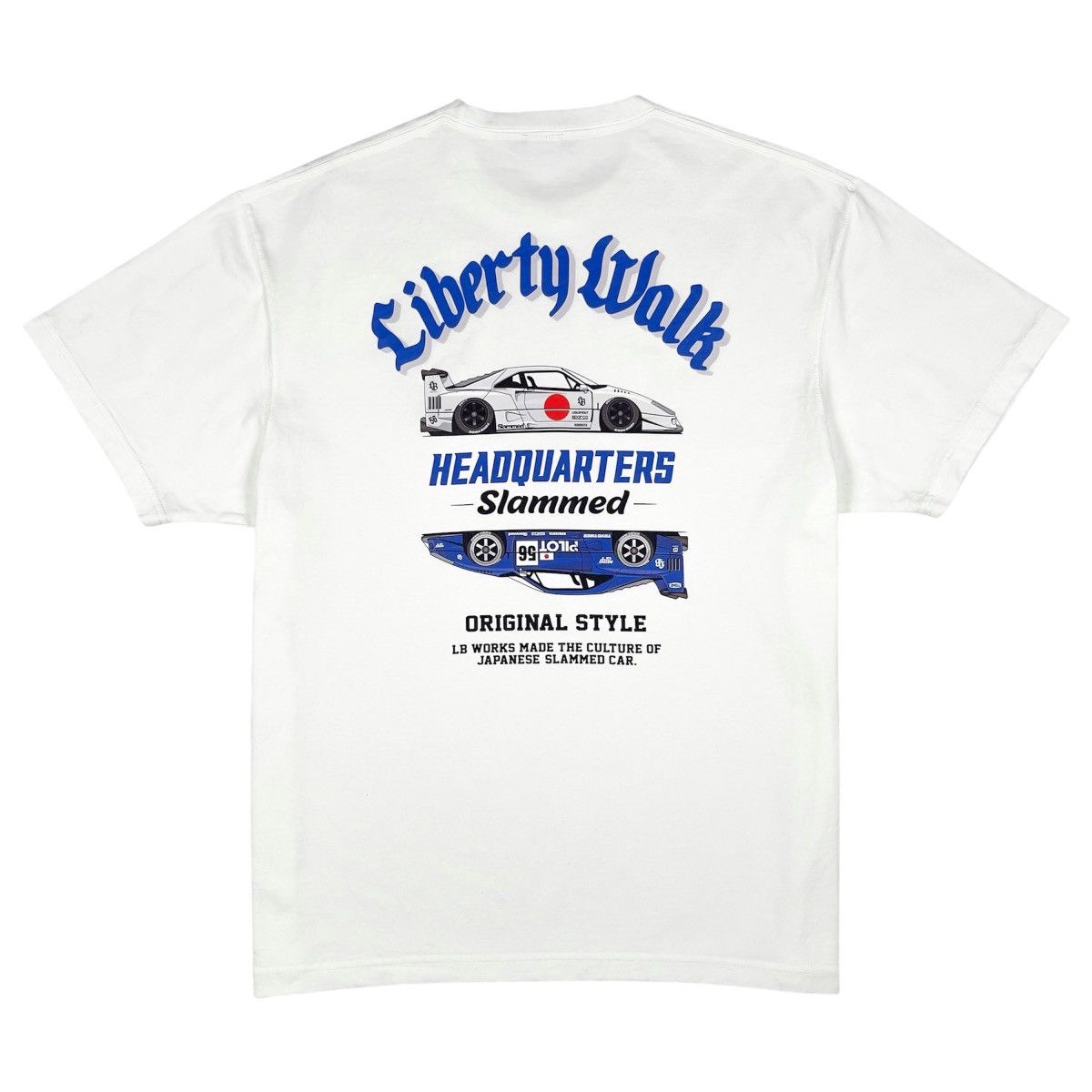 Japanese Brand Liberty Walk Headquarters Slammed F40 Graphic T-Shirt Size US XXL / EU 58 / 5 - 2 Thumbnail