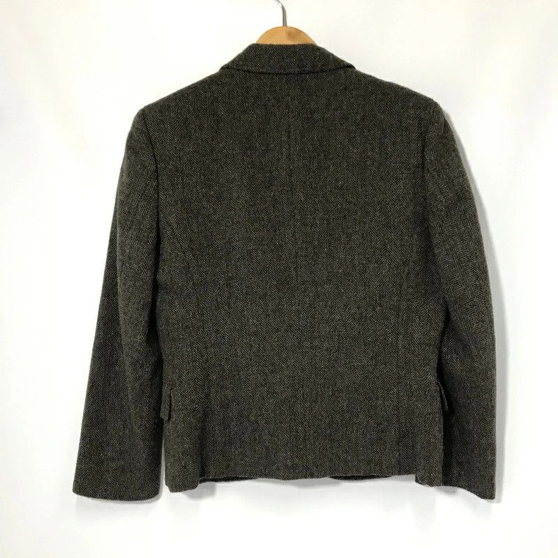 Comme des Garcons Jacket Tailored Tweed Wool Eyelit Flap Pocket Brown Size US S / EU 44-46 / 1 - 2 Thumbnail
