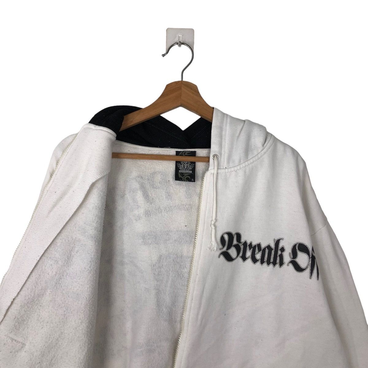 Japanese Brand 🔥90’s VINTAGE HOODIE JACKET BREAK OFF INSPIRE CHROME HEARTS Size US L / EU 52-54 / 3 - 8 Thumbnail