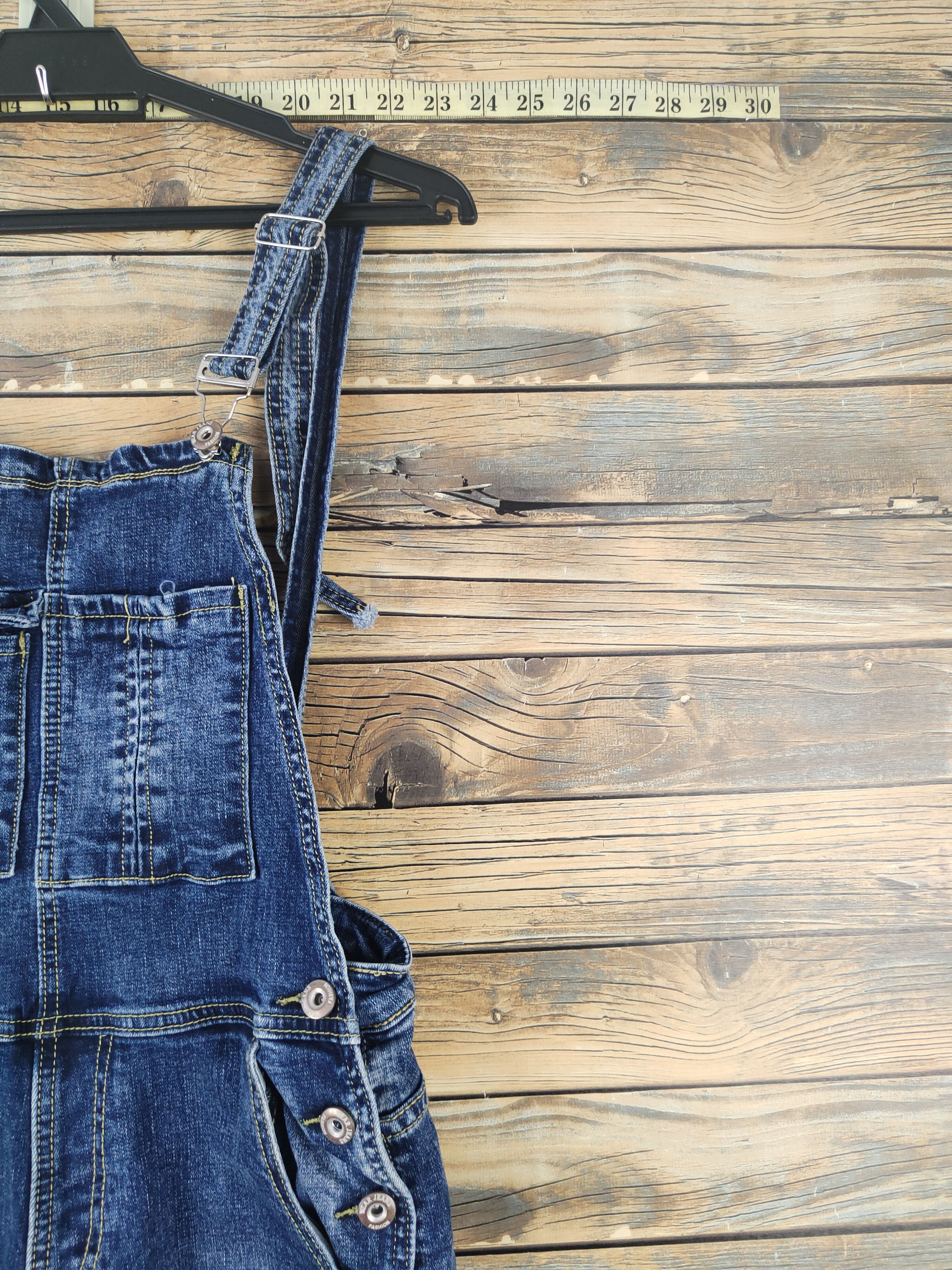 Japanese Brand × Vintage Vintage Japanese Brand Dark Blue Denim Jumpsuits Size 30" / US 8 / IT 44 - 4 Thumbnail