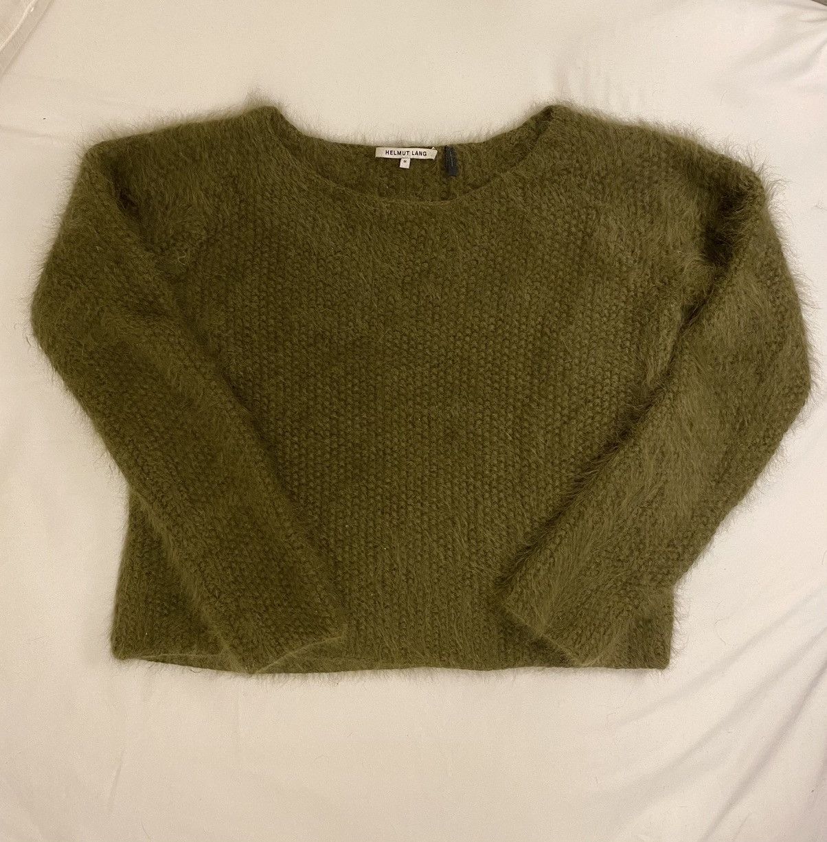 Helmut Lang RARE 00’s Helmut Lang Angora Rabbit Sweater Size M / US 6-8 / IT 42-44 - 1 Thumbnail