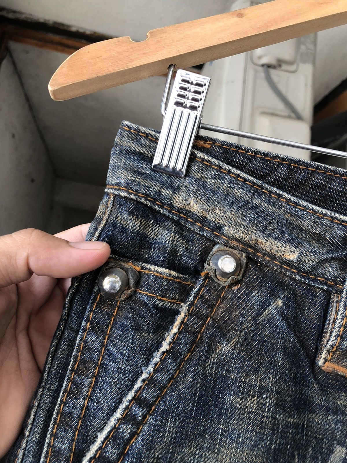 Dsquared2 Rare🔥 Dsquared2 Distressed Flare Denim Jeans Punk Size 26" / US 2 / IT 38 - 5 Thumbnail