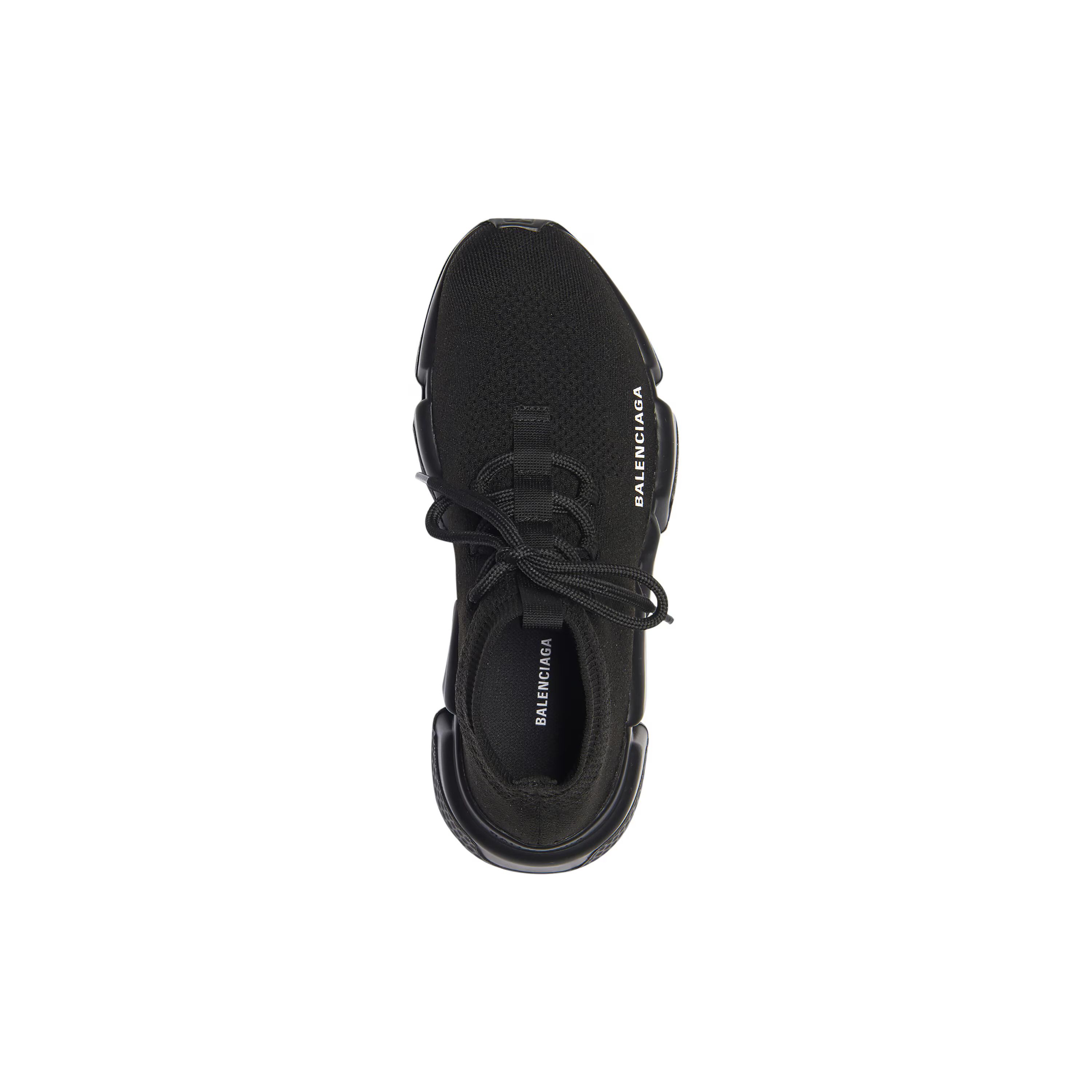 Balenciaga o1la1rc1a0725 Speed Lace-Up Sneakers in Black Size US 8 / IT 38 - 4 Thumbnail