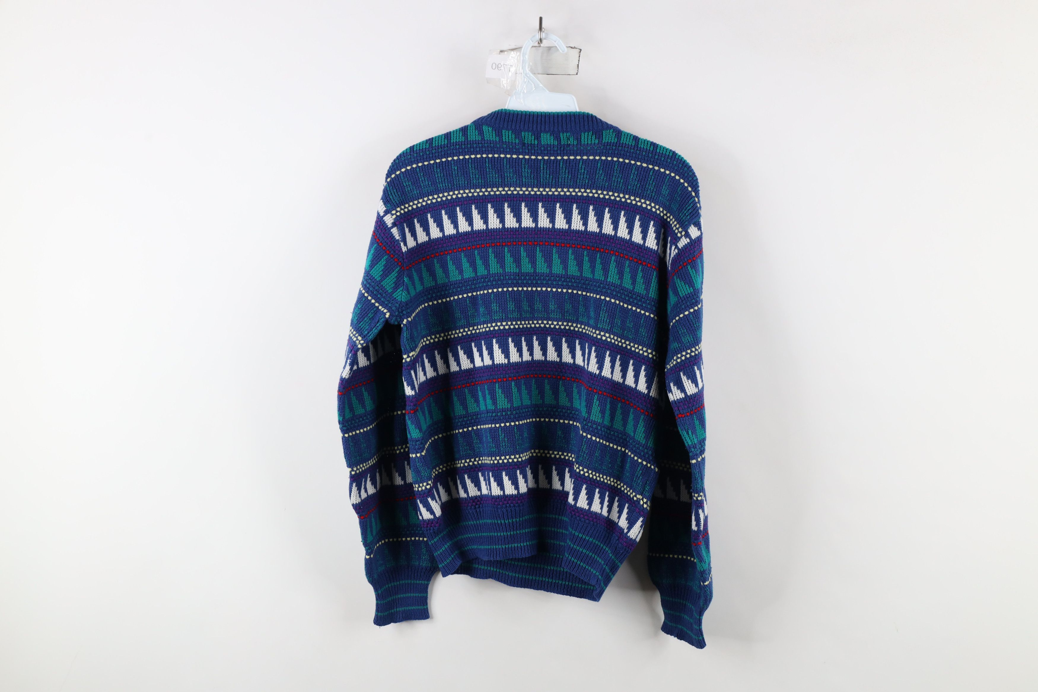 Vintage Vintage 90s Streetwear Fair Isle Knit Crewneck Sweater Size S / US 4 / IT 40 - 6 Thumbnail