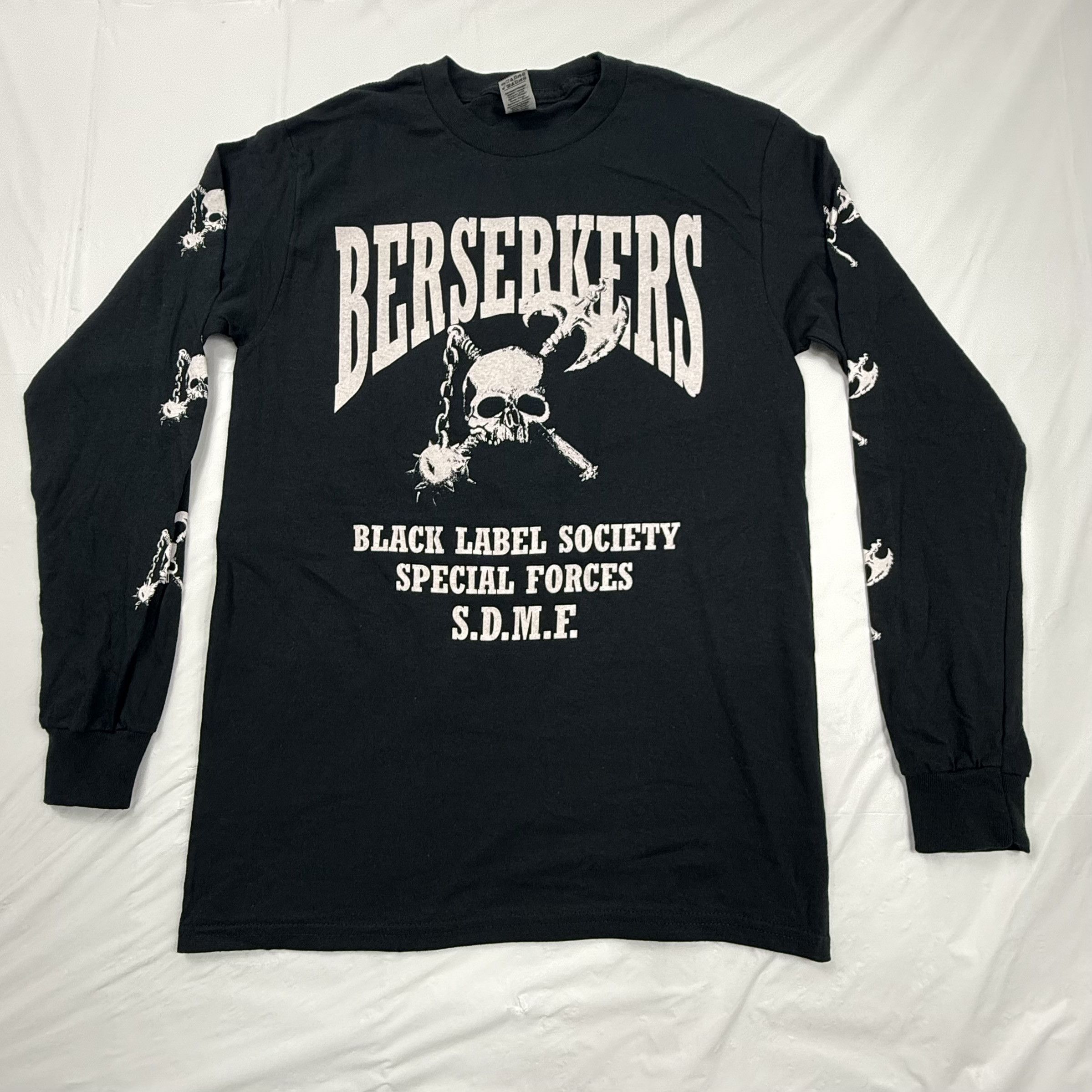 Gildan Black Label Society Berserkers Long Sleeve Shirt Black Size US S / EU 44-46 / 1 - 2 Thumbnail