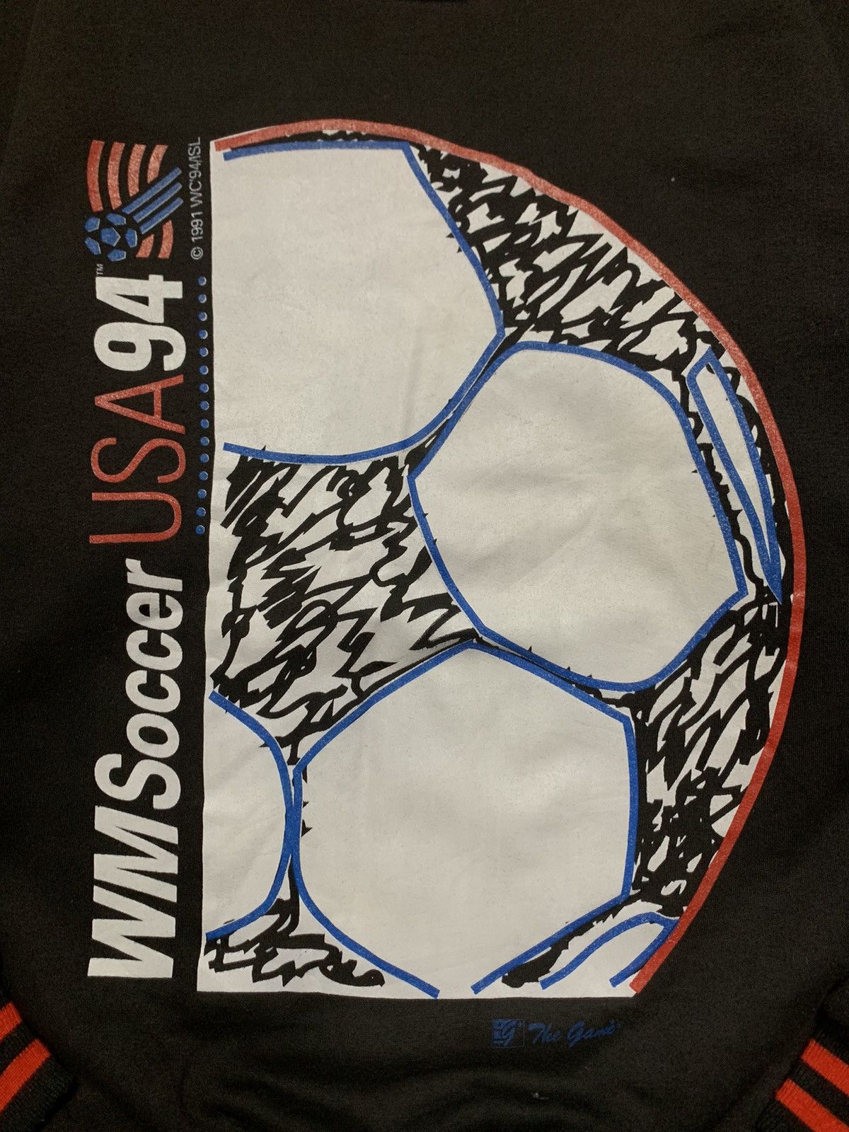 The Game Vintage 90’s USA World Cup 1994 Football Soccer Size US M / EU 48-50 / 2 - 2 Thumbnail
