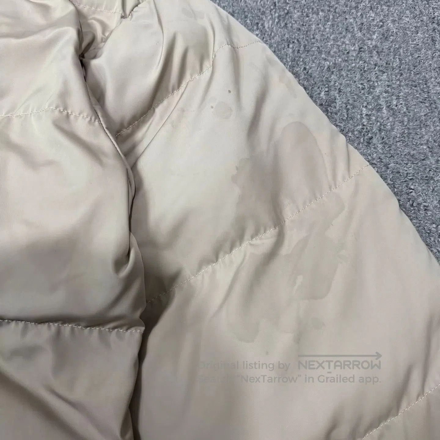Balenciaga Beige Puffer Jacket Size S. Size US S / EU 44-46 / 1 - 4 Thumbnail