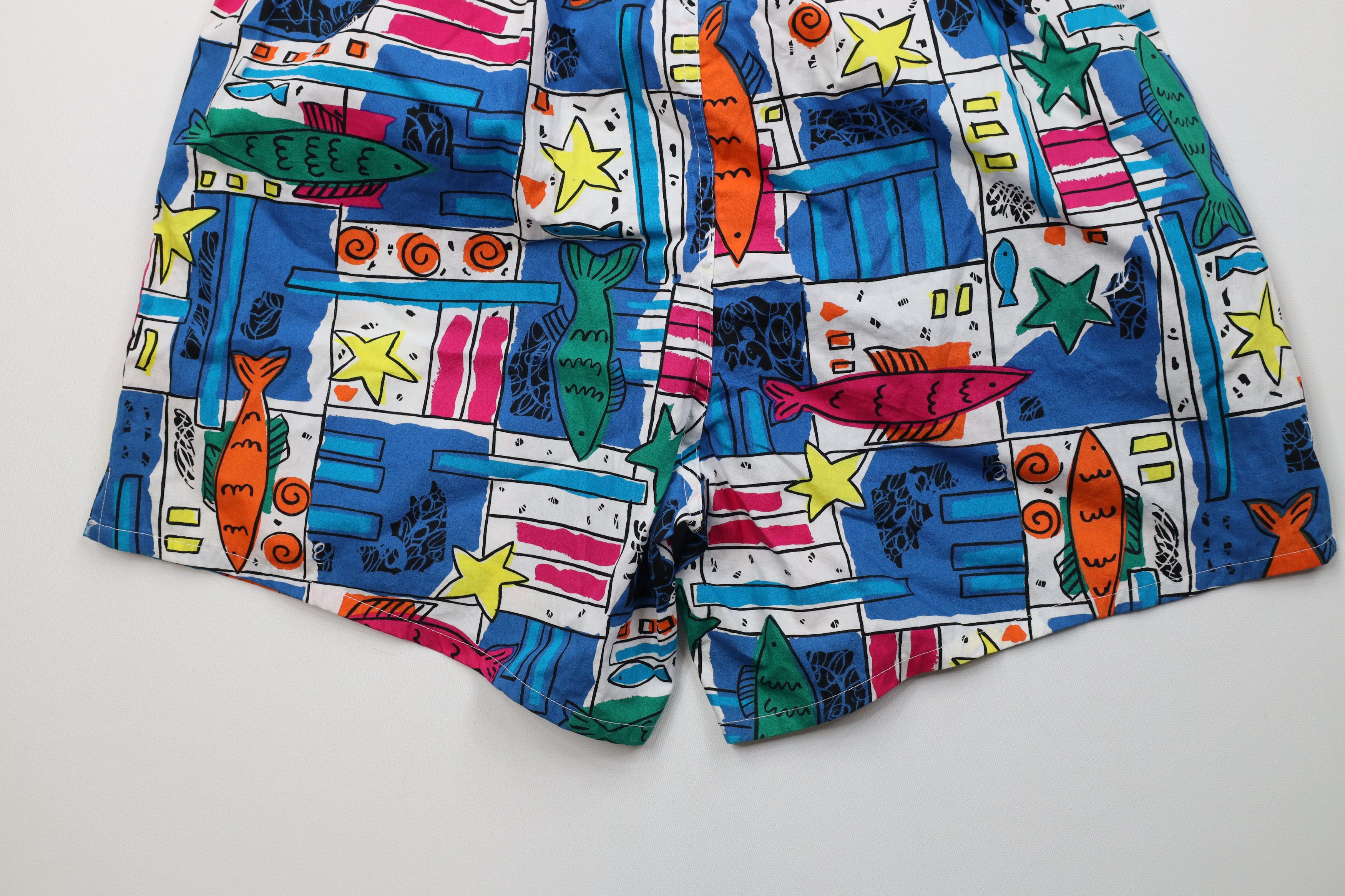 Lacoste Vintage 80s Izod Lacoste Lined Shorts Swim Trunks Cotton Size US 34 / EU 50 - 13 Thumbnail