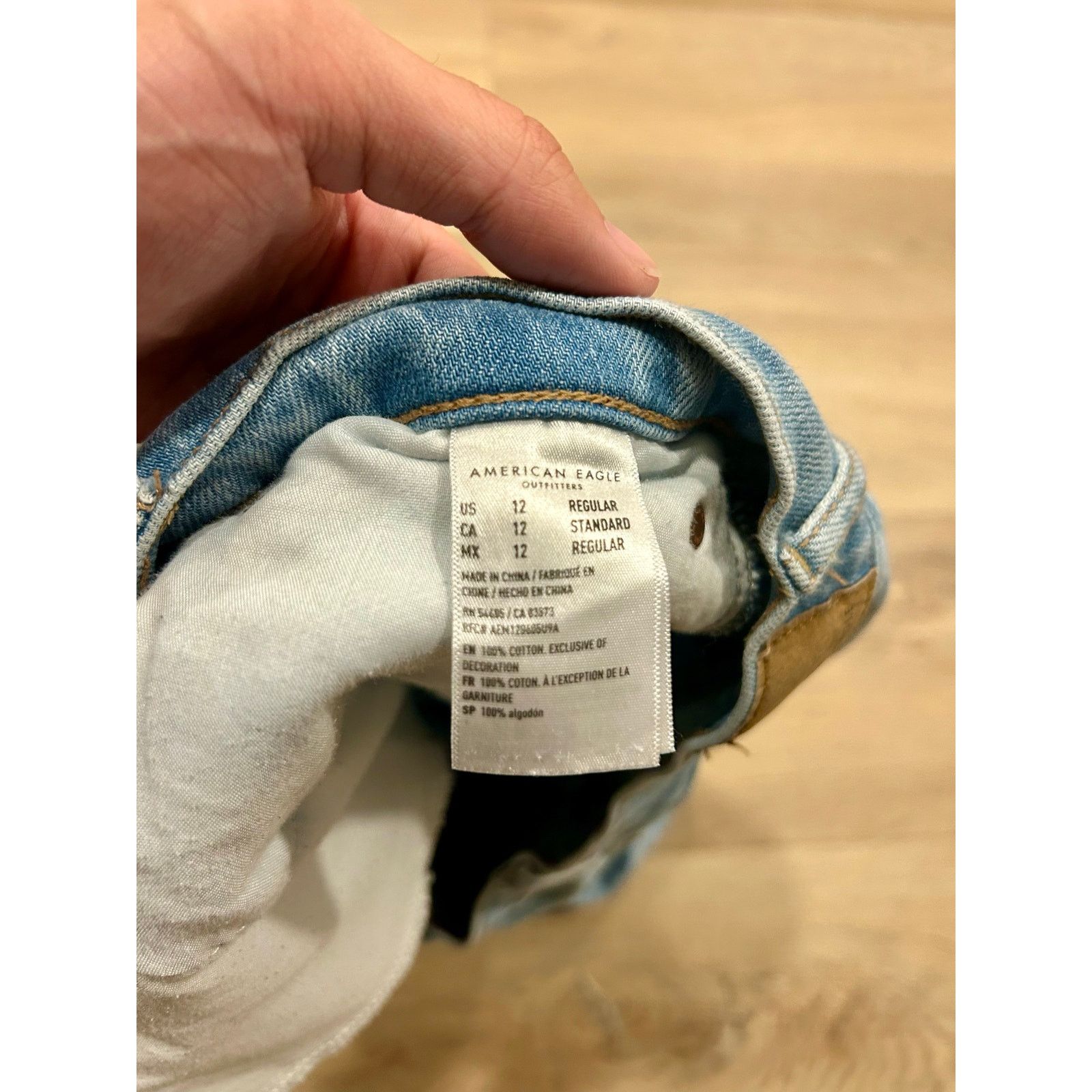 American Eagle Outfitters AMERICAN EAGLE | JEANS Size 34" / US 12 / IT 48 - 5 Thumbnail