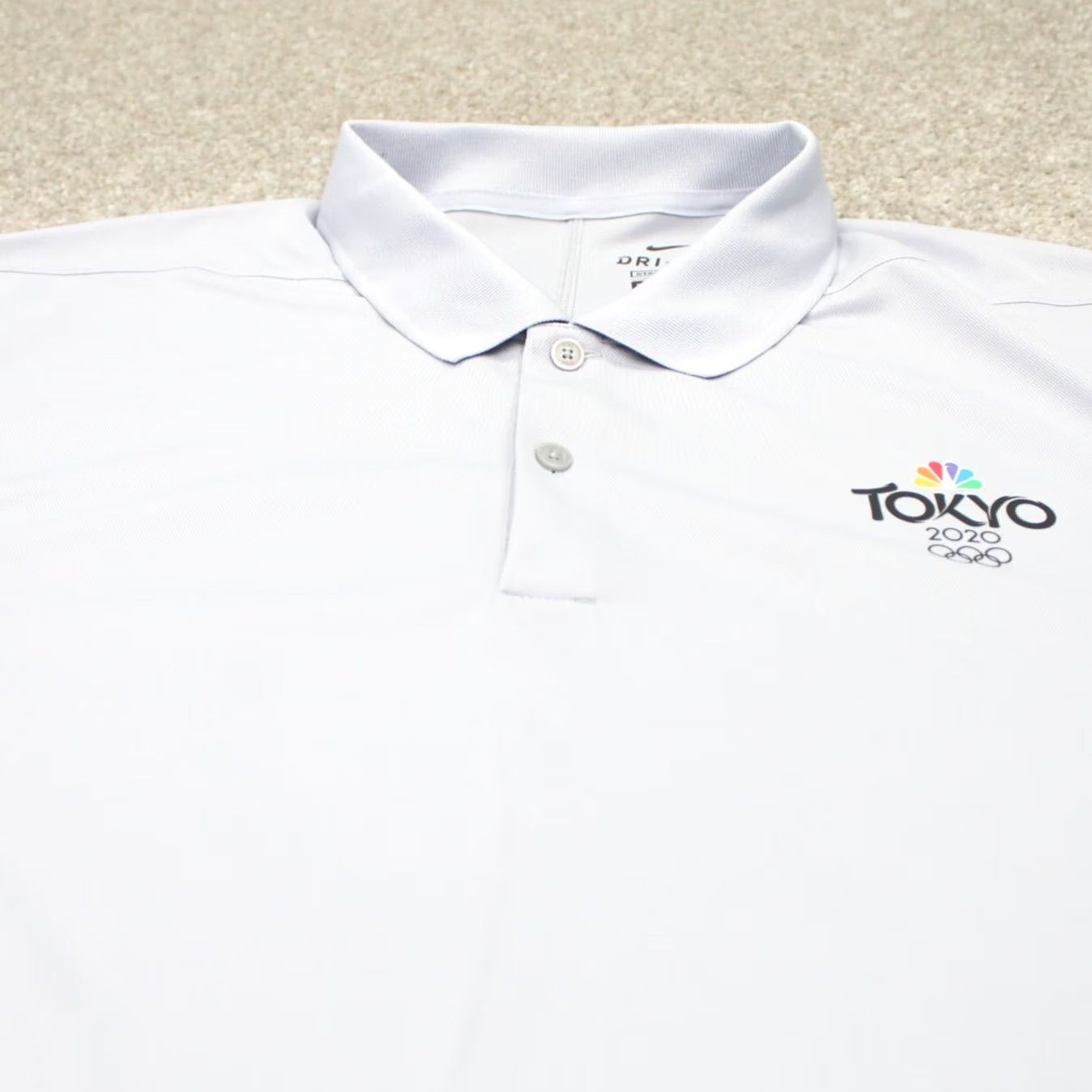 Nike Nike Polo Shirt Mens XL Gray Dri-Fit S/S Tokyo 2020 Olympics Logo Polo Shirt Mens XL Gray Nike Golf Dri-Fit Logo 90s? Size US XL / EU 56 / 4 - 4 Thumbnail