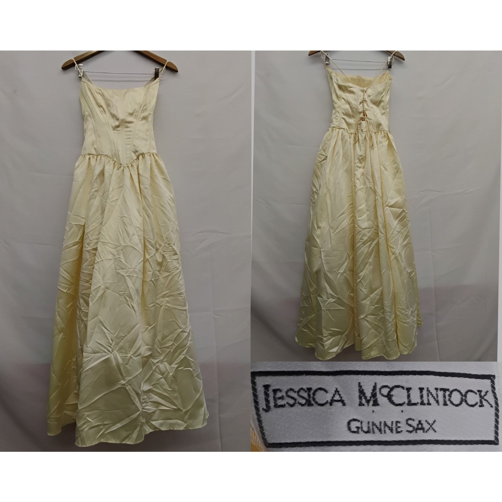 Jessica McClintock Jessica McClintock Gunne Sax Dress Women's S (5/6) Yellow Size S / US 4 / IT 40 - 1 Thumbnail
