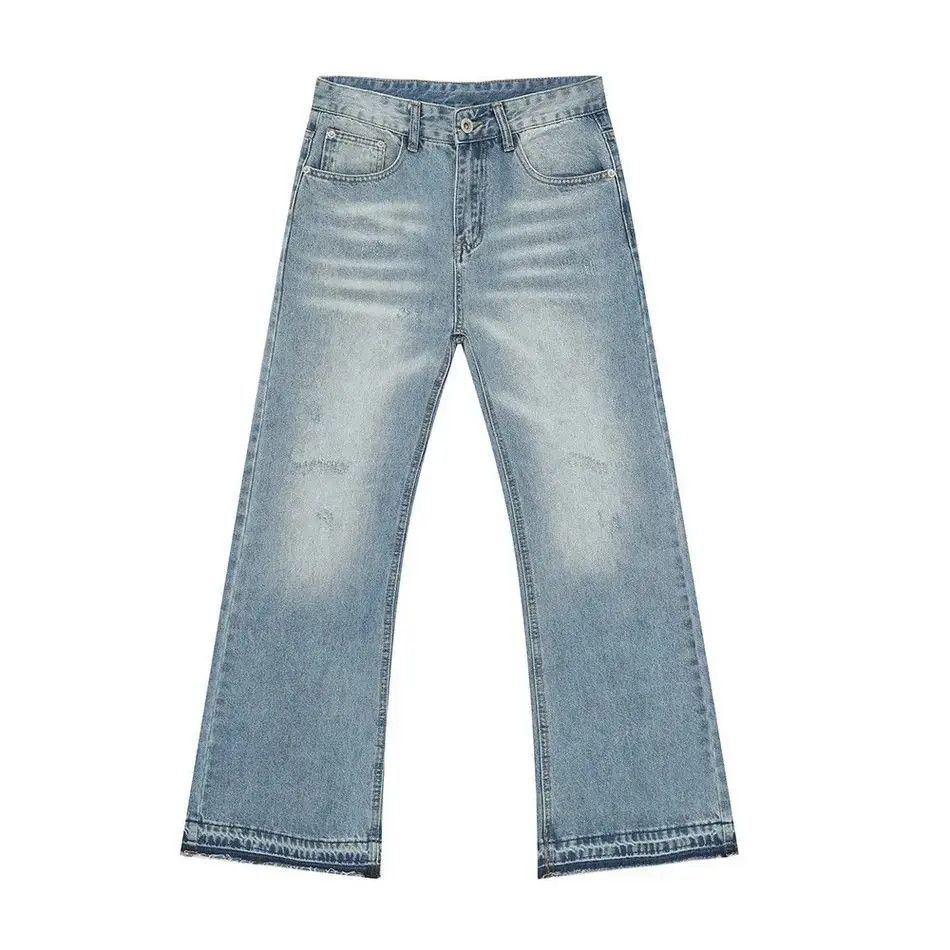 Japanese Brand Retro micro flared casual jeans Size US 32 / EU 48 - 4 Thumbnail