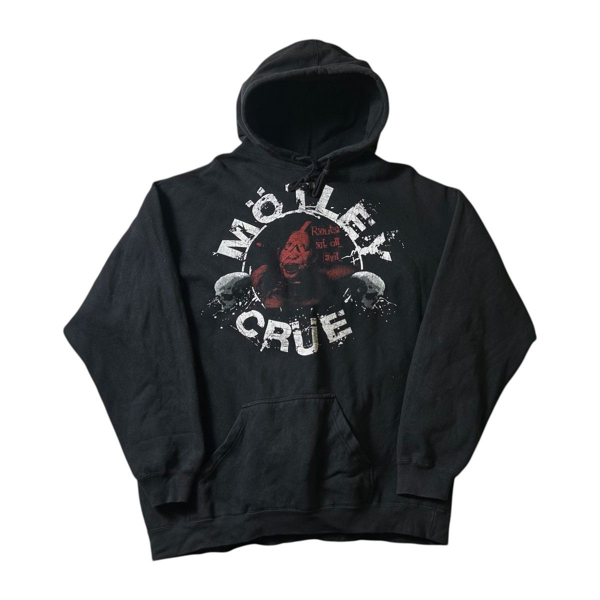Vintage Vintage Y2K Motley Crue Band Hoodie Size US XL / EU 56 / 4 - 1 Thumbnail