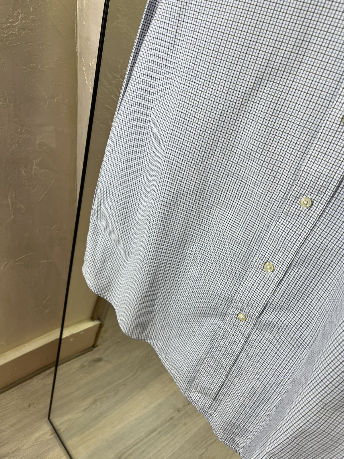 Polo Ralph Lauren Polo Ralph Lauren Regent CustomFit Spread Collar Check Shirt Size US XL / EU 56 / 4 - 7 Thumbnail