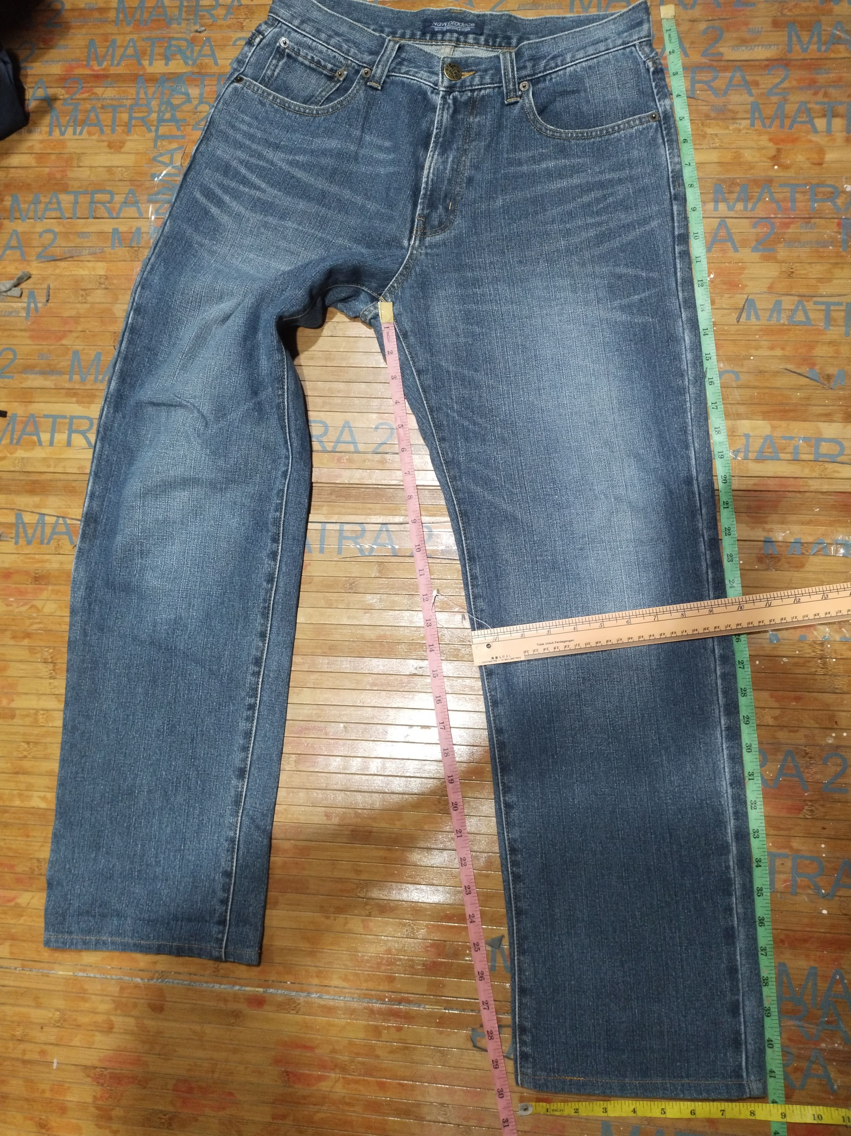 Vintage Jeans Navy Produce Sz 33" Size US 33 - 5 Thumbnail