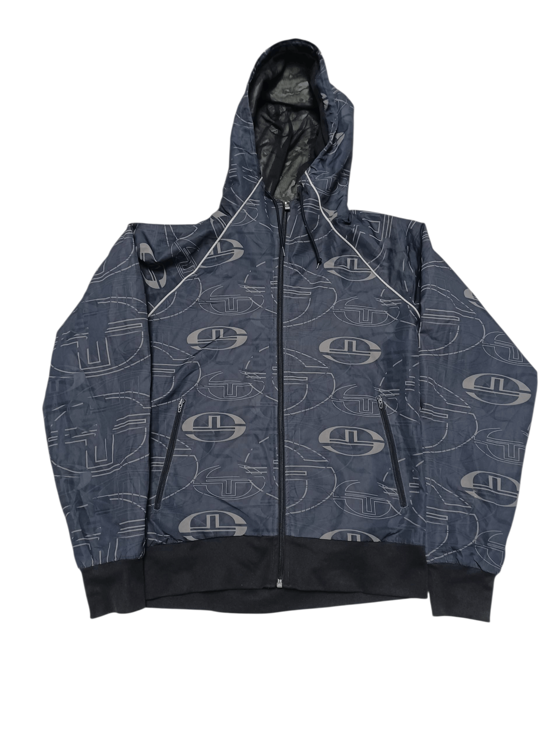 Sergio Tacchini SERGIO TACCHINI VINTAGE NYLON MONOGRAM LIGHT JACKET Size US S / EU 44-46 / 1 - 1 Thumbnail