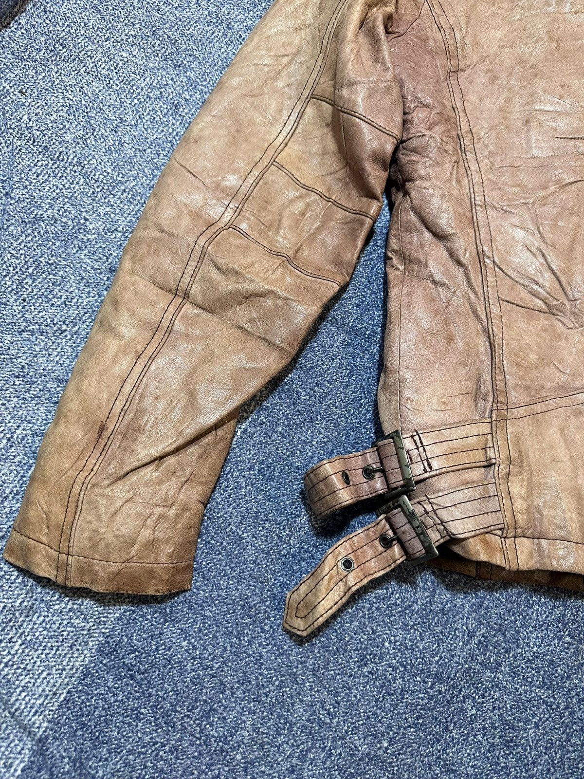 Tornado Mart Tornado Mart Distressed Motorcycle Leather jacket Size US M / EU 48-50 / 2 - 3 Thumbnail