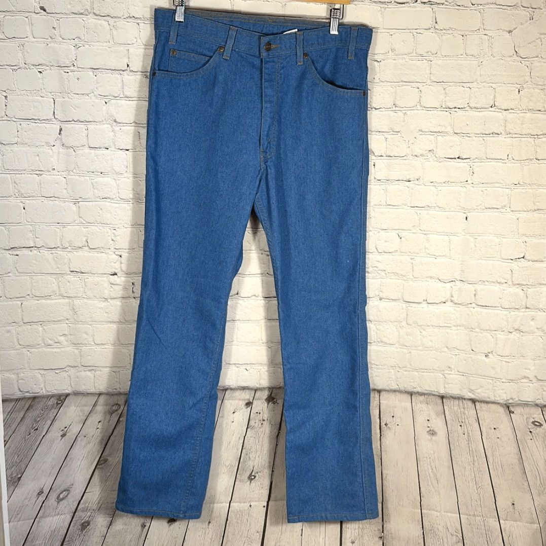Levi's VINTAGE Levi's Jeans Bootcut Mens 36 32 Light Wash Blue Denim 90s Brown Tab Size US 36 / EU 52 - 2 Thumbnail