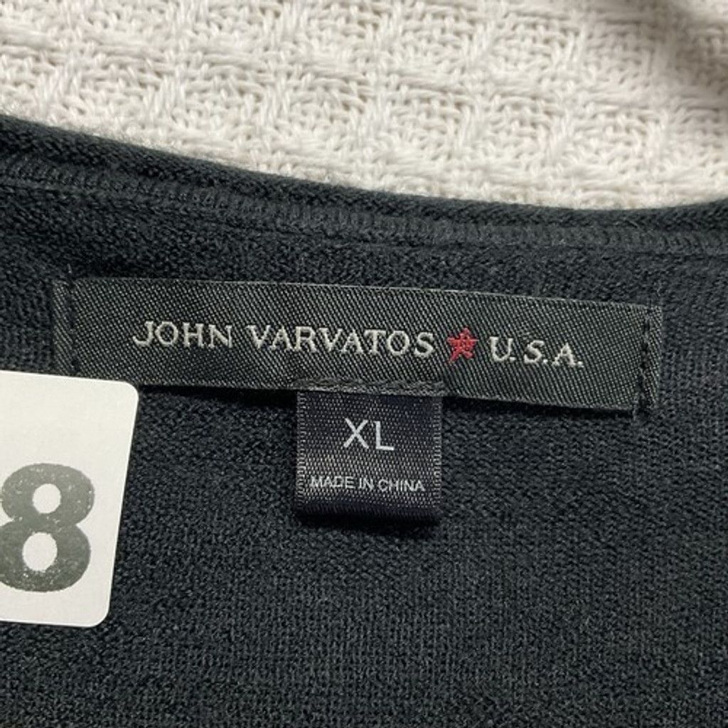 John Varvatos John Varvatos Black Wool Blend VNeck Sweater Pullover Men XL Size US XL / EU 56 / 4 - 2 Thumbnail