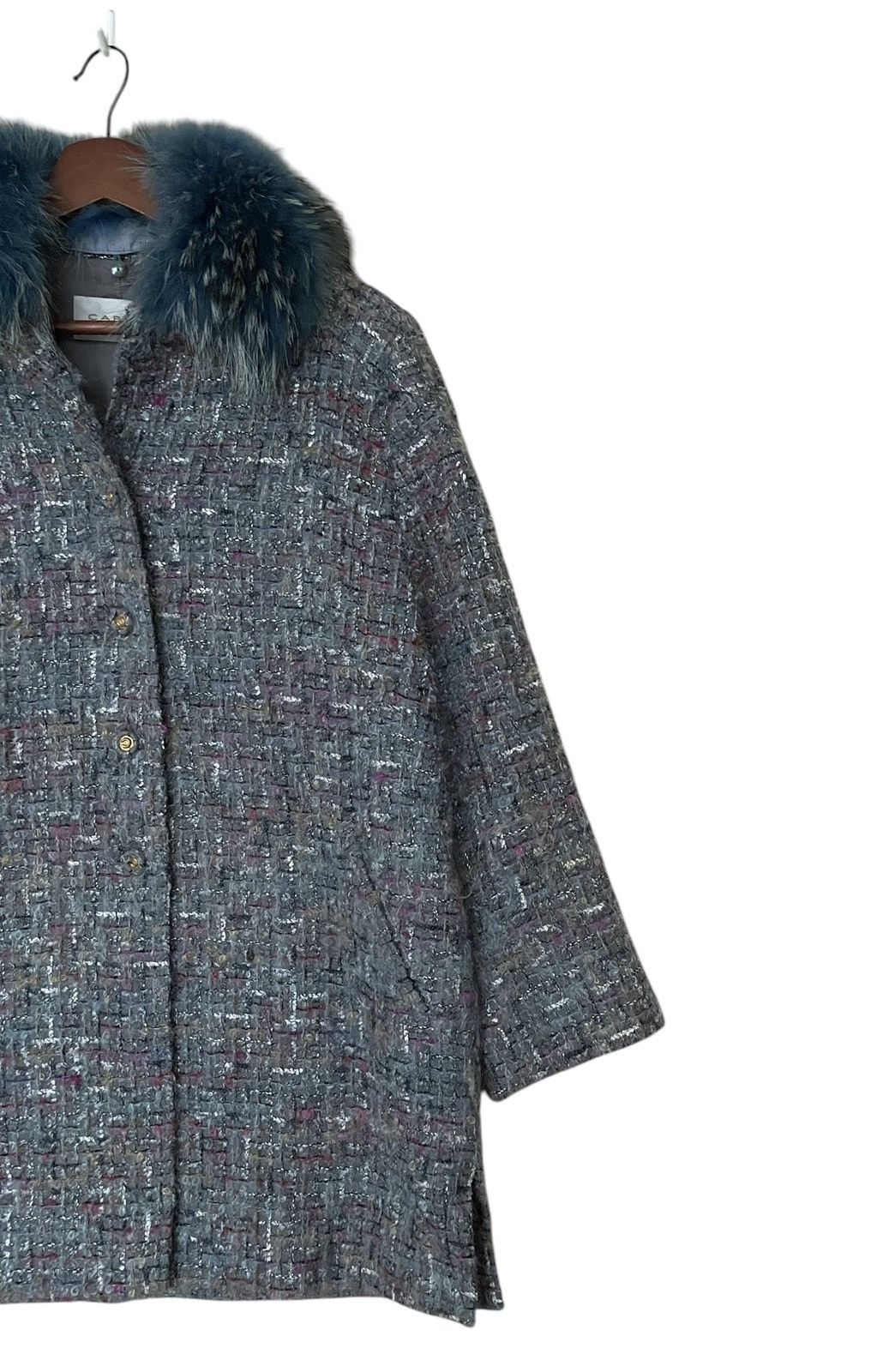 Carven × Vintage Vintage Brand Carven Fur Trench Coat 2000s Size US M / EU 48-50 / 2 - 6 Thumbnail