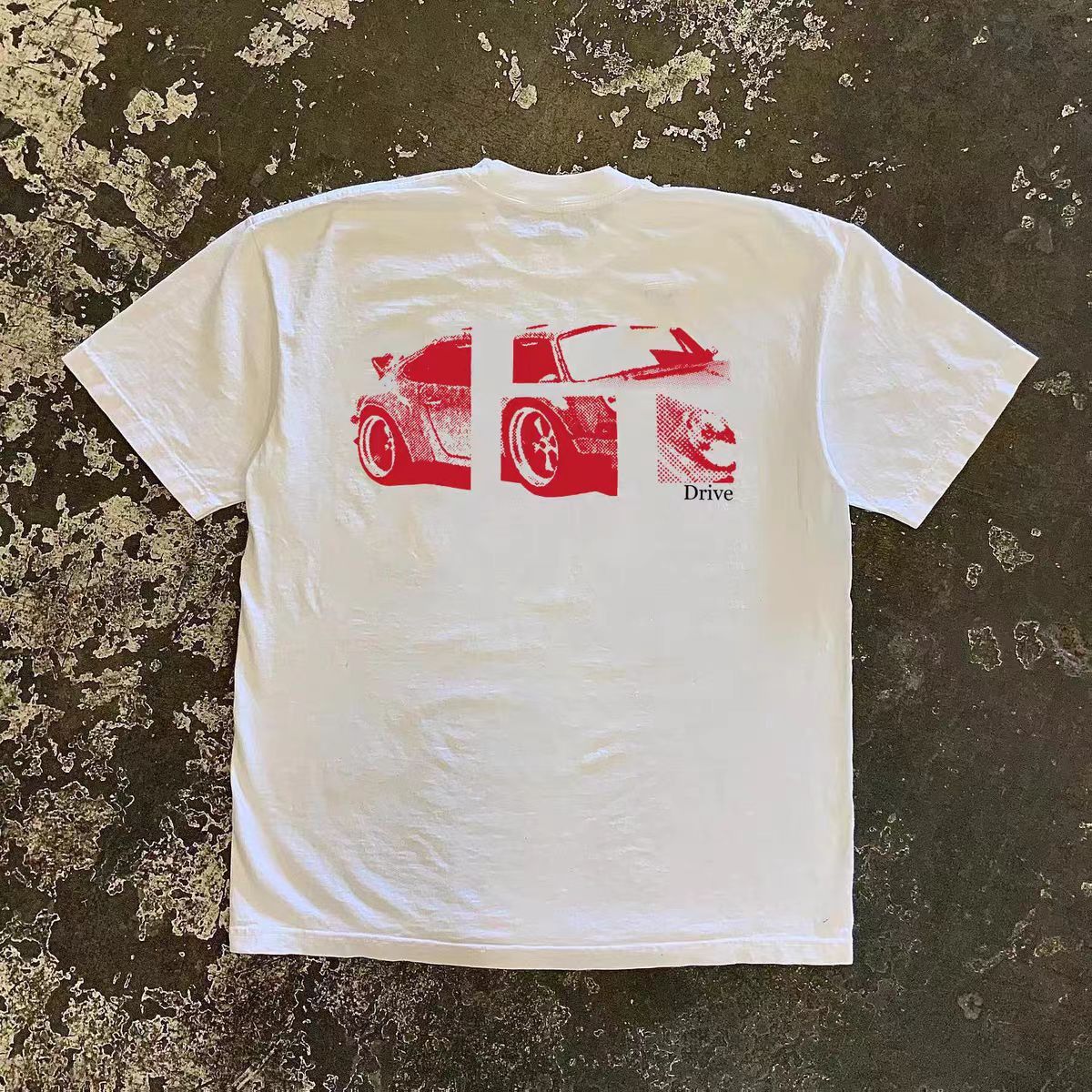Japanese Brand × Vintage Washed vintage car print cotton t-shirt Size US L / EU 52-54 / 3 - 1 Thumbnail