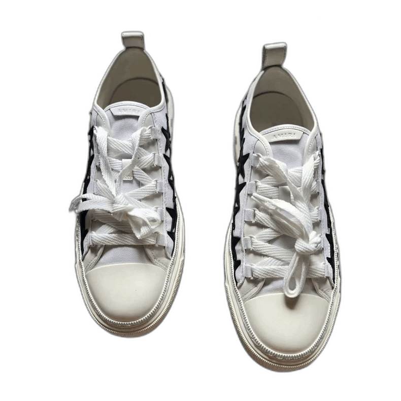 Amiri AMIRI Black and White Star Sneakers Size 43 Size US 10 / EU 43 - 1 Thumbnail