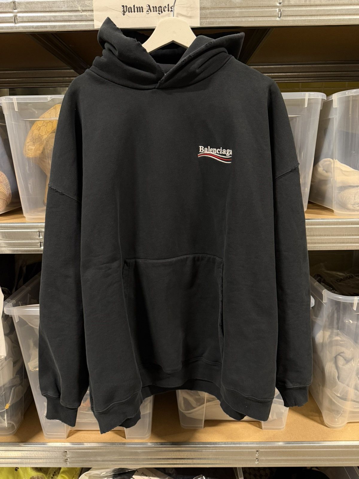 Balenciaga Balenciaga Campaign Political Embroidery Hoodie NEW 1300$ Size US XXL / EU 58 / 5 - 2 Thumbnail