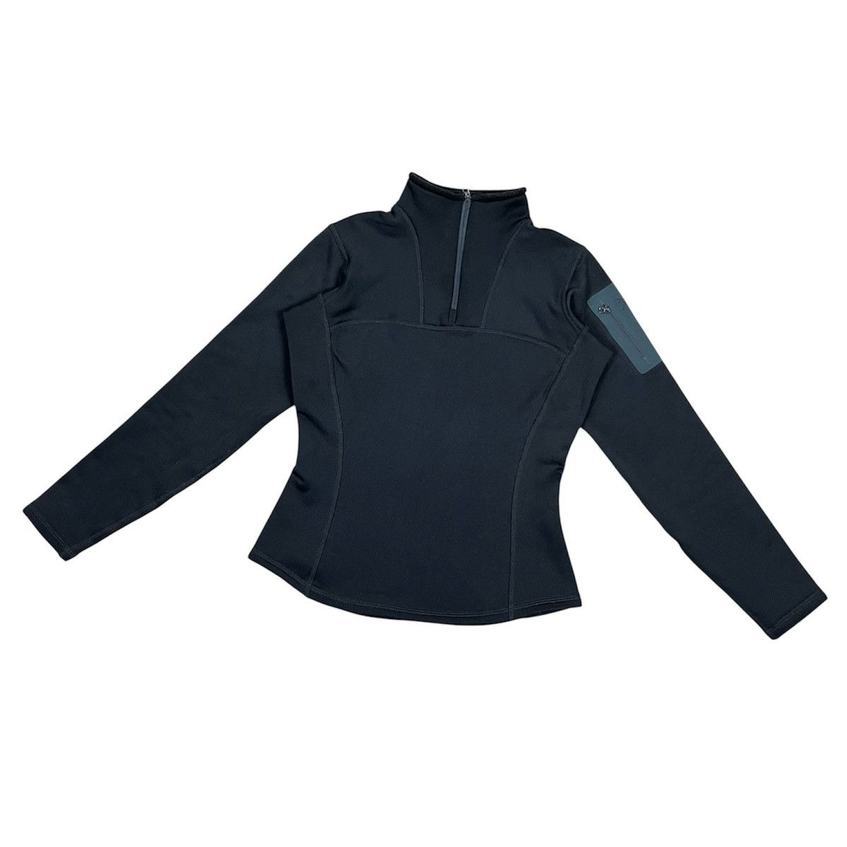 Arc'teryx ARC'TERYX Kyanite Baselayer Zip Neck Women's Fleece Black Size S / US 4 / IT 40 - 1 Thumbnail