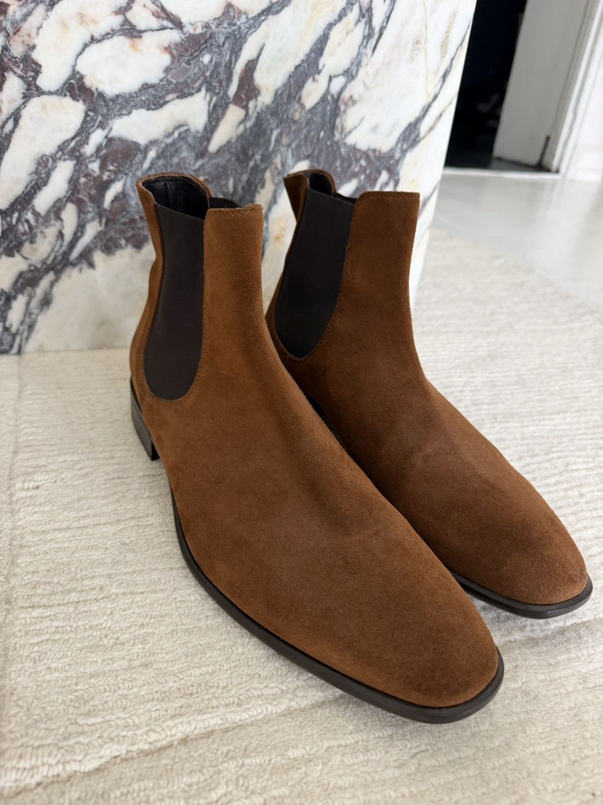 Roberto Cavalli Suede Chelsea Boots Size US 11.5 / EU 44-45 - 2 Thumbnail