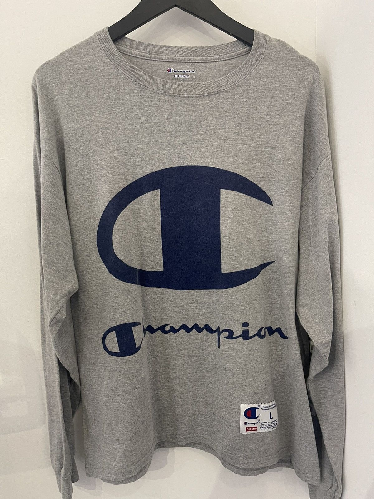Champion × Supreme Supreme Champion long sleeve Size US L / EU 52-54 / 3 - 1 Thumbnail