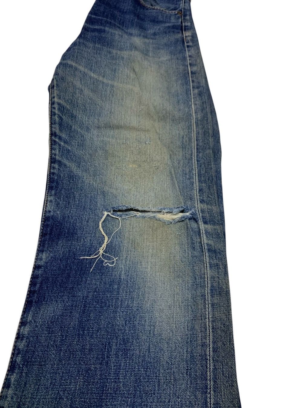 Levi's Levis Big E 502 Selvedge Japan distress Denim Size US 32 / EU 48 - 6 Thumbnail