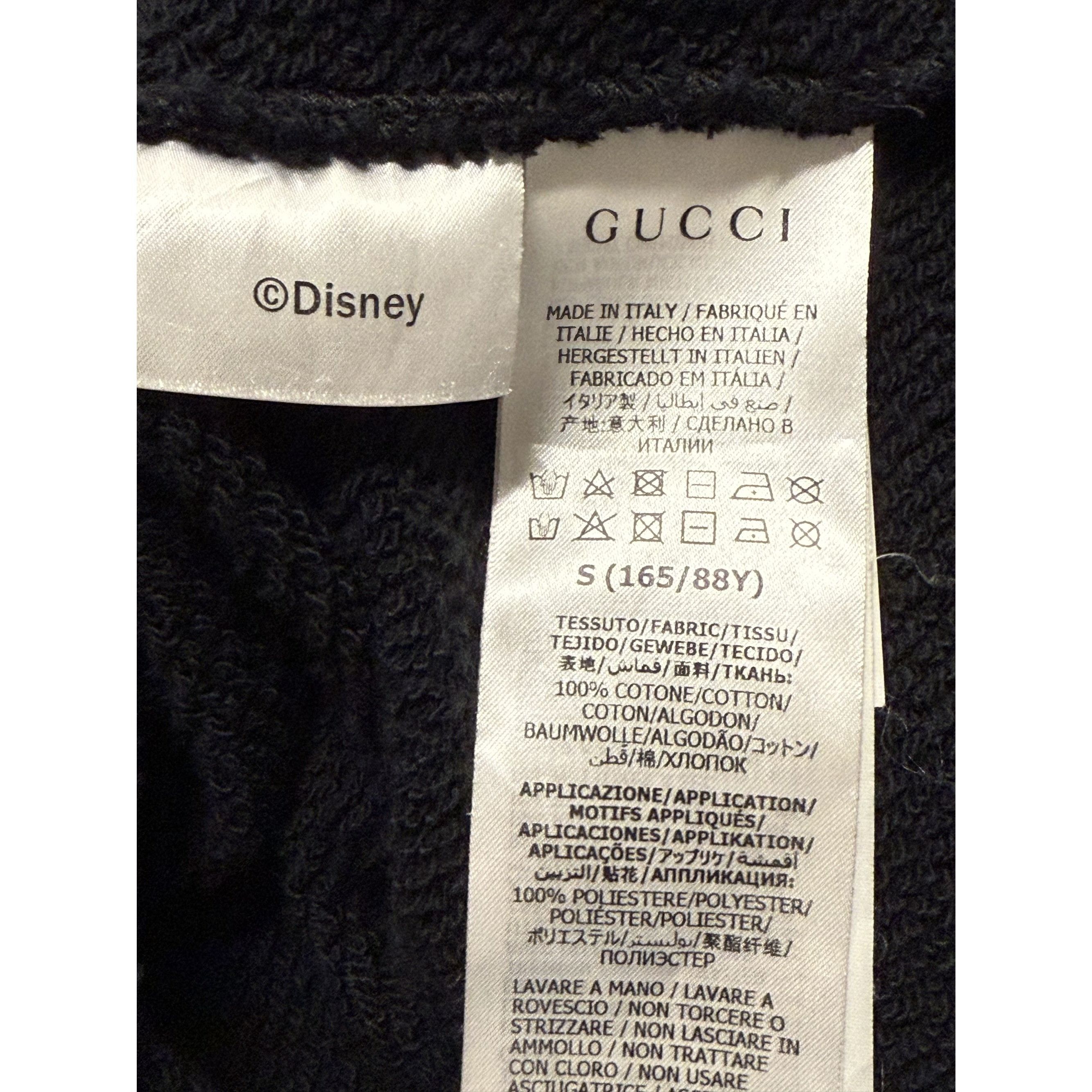 Gucci Gucci X Disney Black Donald Duck Sweatshirt Hoodie S Size S / US 4 / IT 40 - 6 Thumbnail