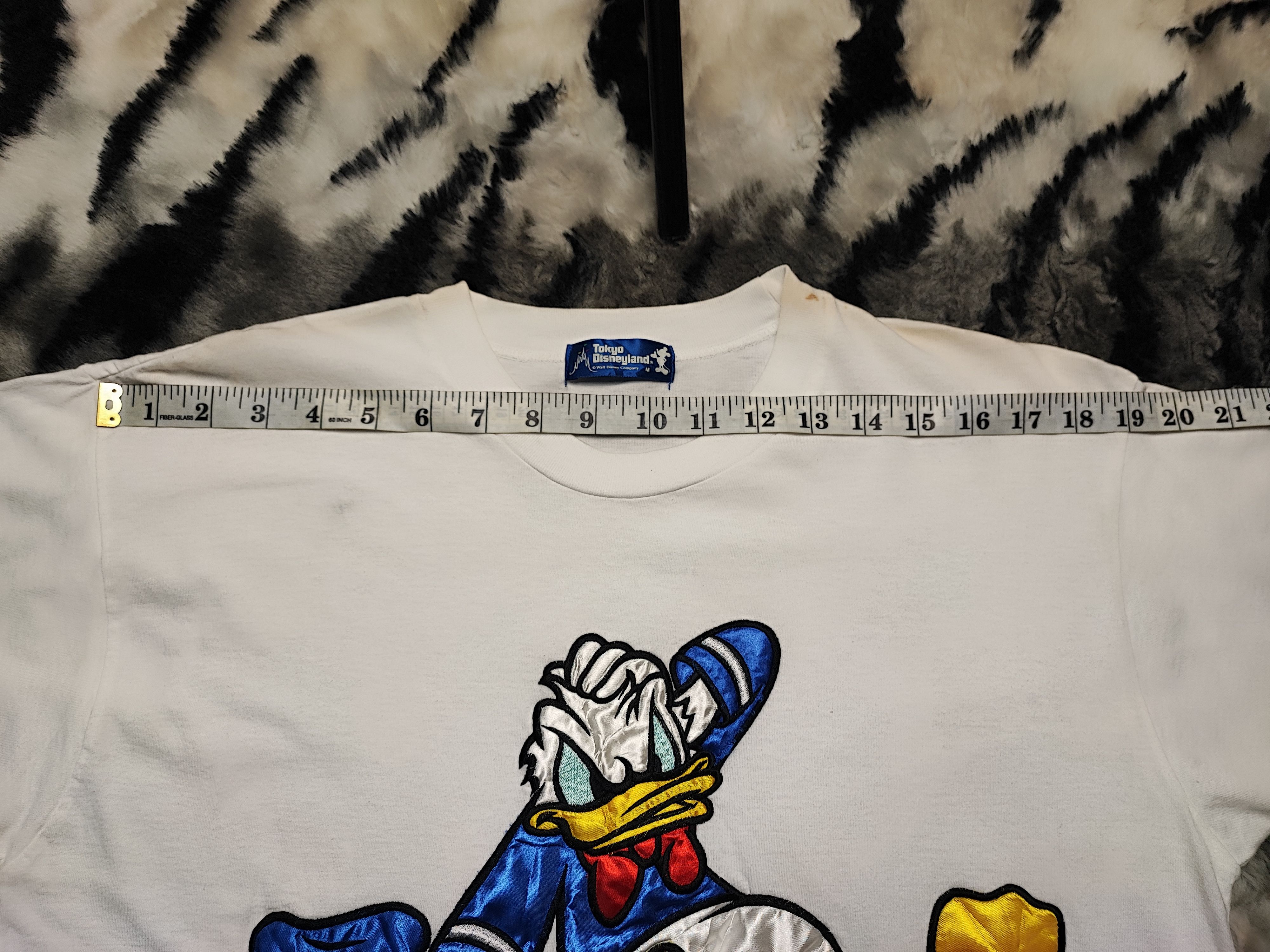 Disney 90s Vintage Tokyo Disneyland Donald Duck Single Stitch Size US L / EU 52-54 / 3 - 9 Thumbnail