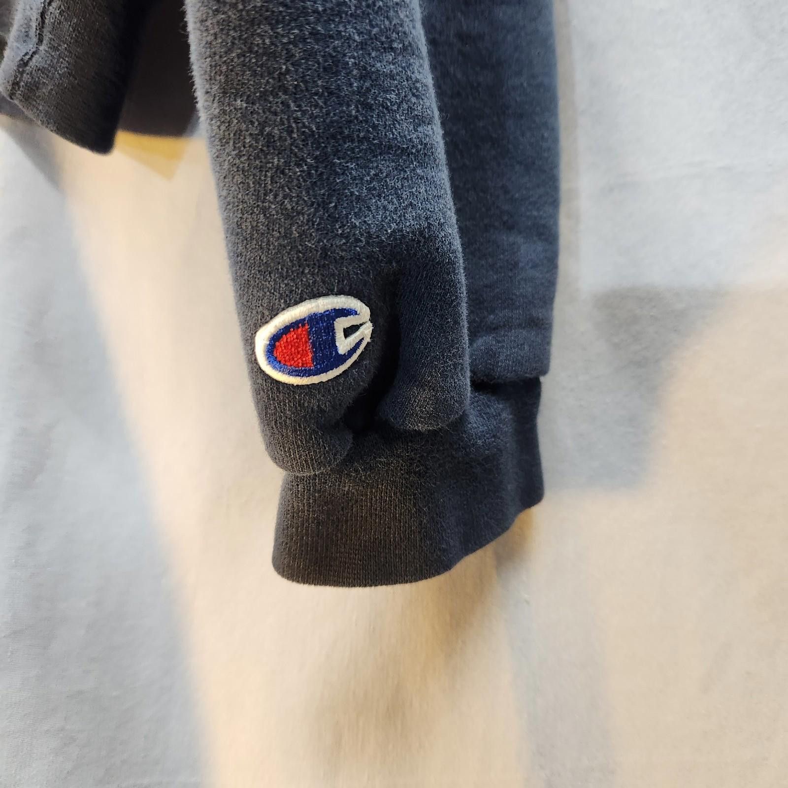 Champion Vintage Champion Spellout Hoodie Blue Size Medium Size US M / EU 48-50 / 2 - 6 Thumbnail