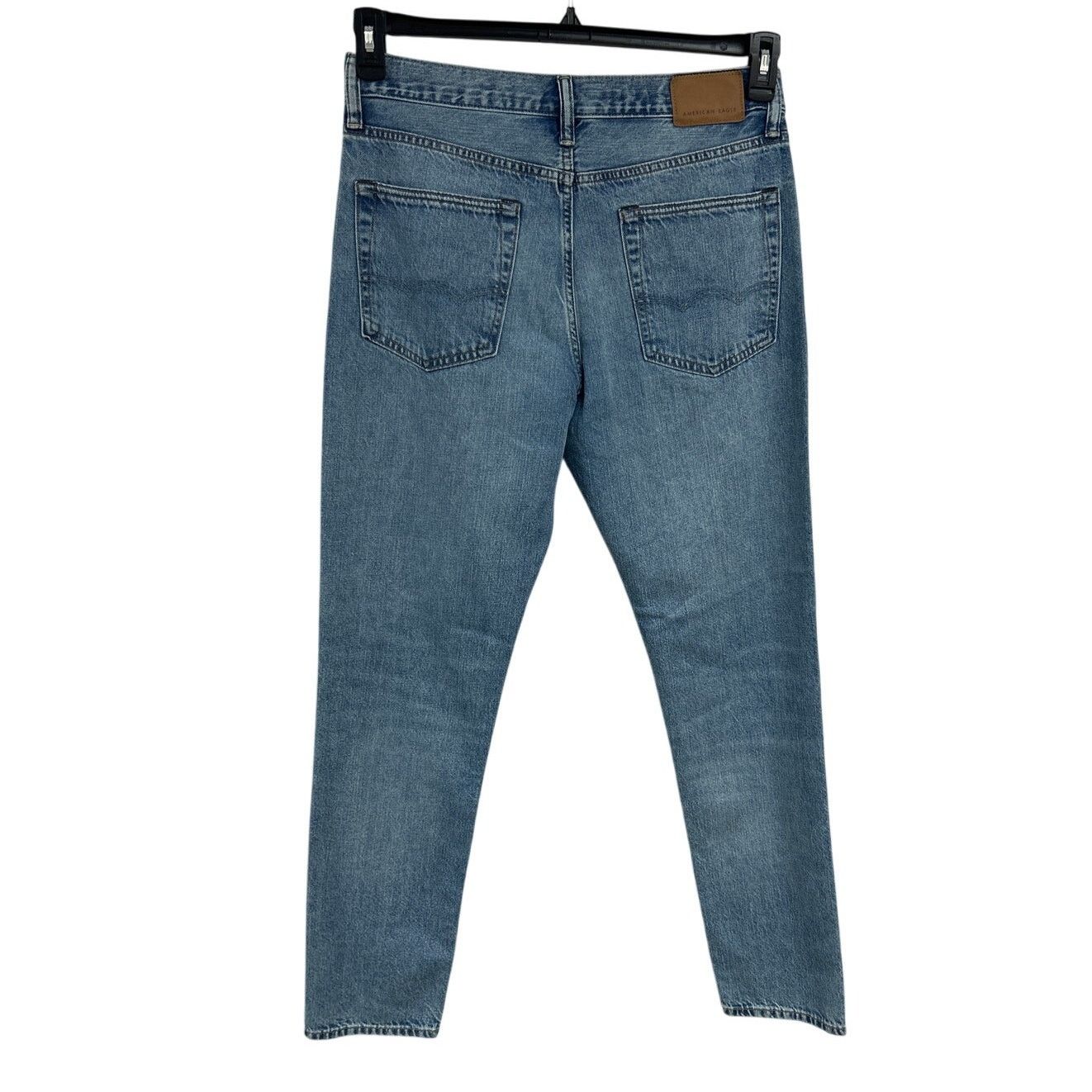 American Eagle Outfitters New American Eagle Mens Size 32 X 32 Cotton Denim Blue Jeans Size US 32 / EU 48 - 3 Thumbnail