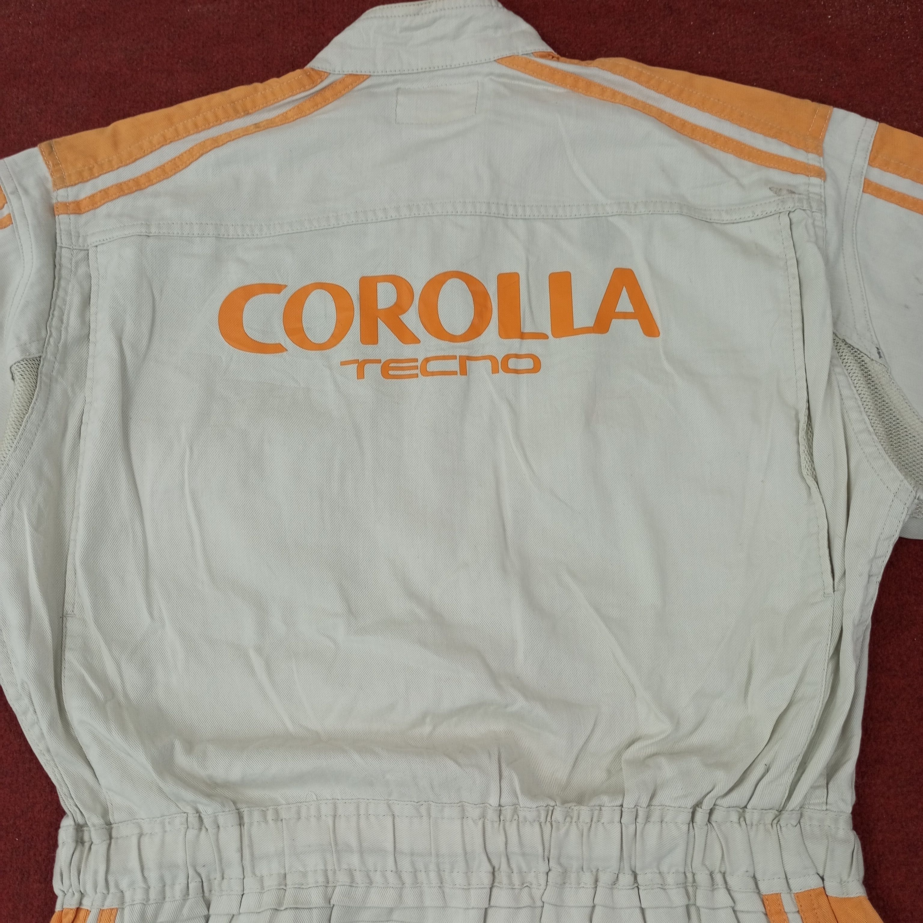 Vintage Toyota Corolla Tecno Racing Workwear Coverall Jacket c238n1 Size US L / EU 52-54 / 3 - 2 Thumbnail