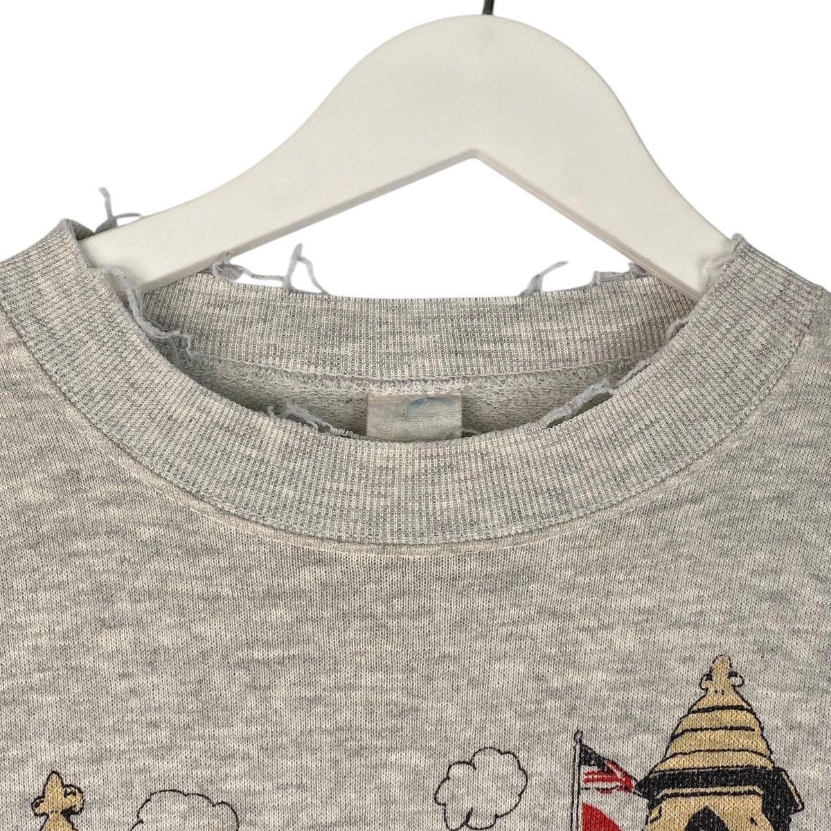Designer × Vintage Vintage Cruisin’Lu Hoodie Embroidered Sweatshirt Gray Size US L / EU 52-54 / 3 - 5 Thumbnail