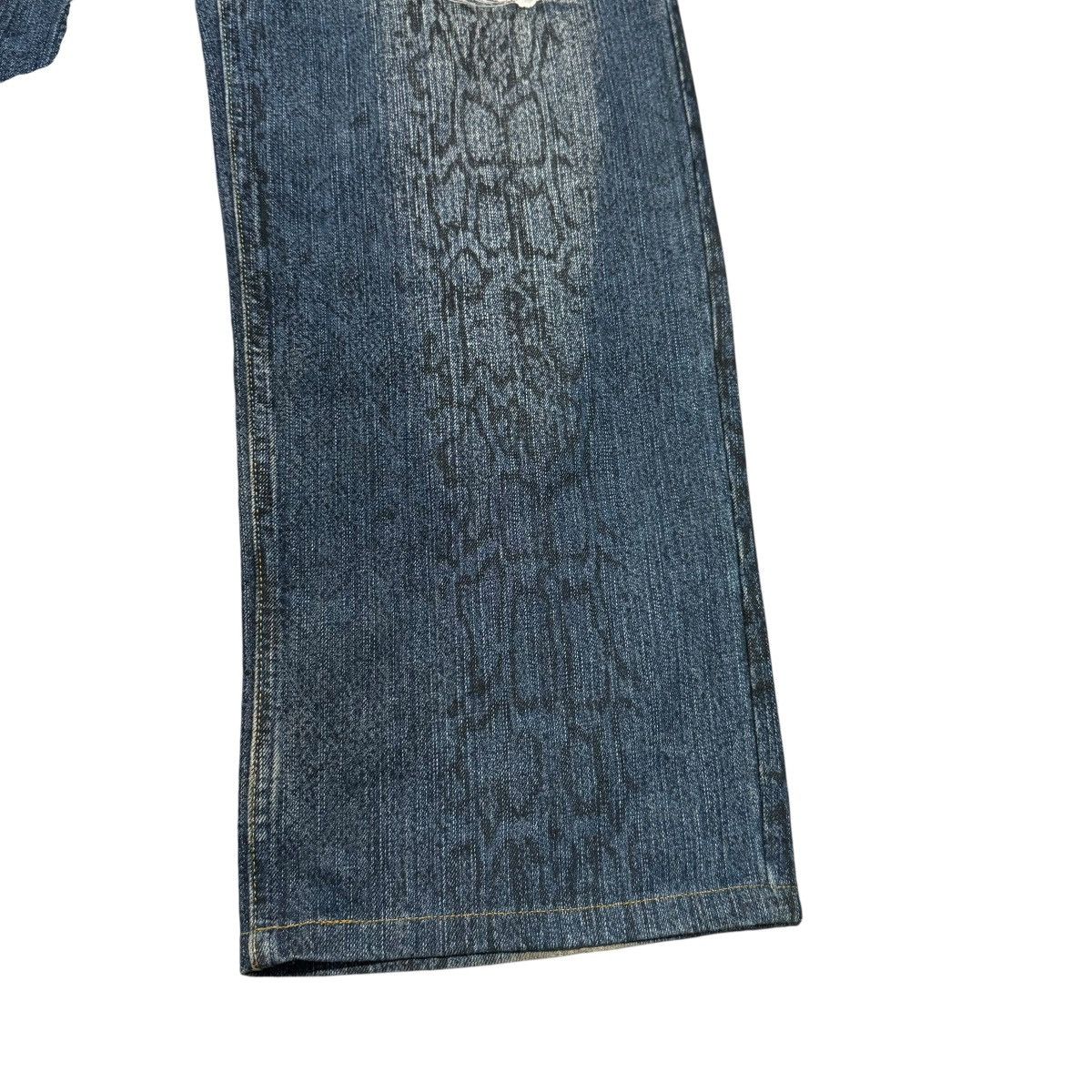 Karakuri Tamashii Vintage Karakuri Tamashii Denim Embroidery Dragon Snake Skin Size US 36 / EU 52 - 9 Thumbnail