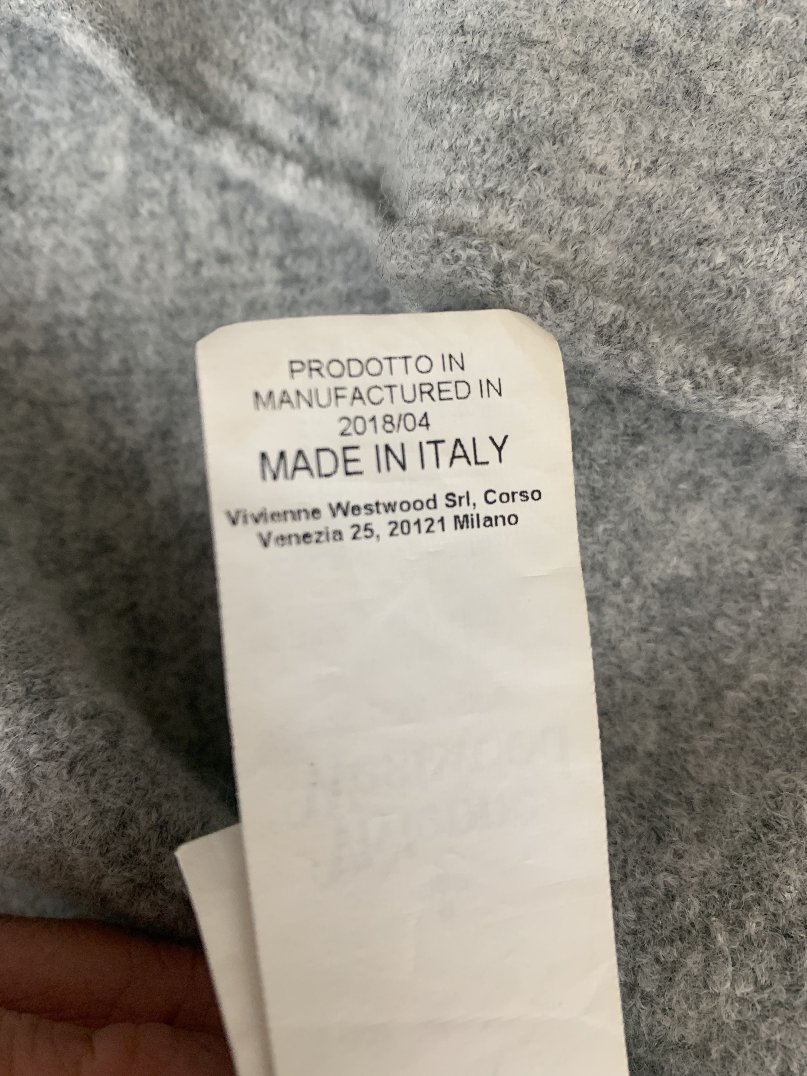Vivienne Westwood 2018 Brand New 100% Lana Wool Minimilism Tank Crop Top Size L / US 10 / IT 46 - 5 Thumbnail