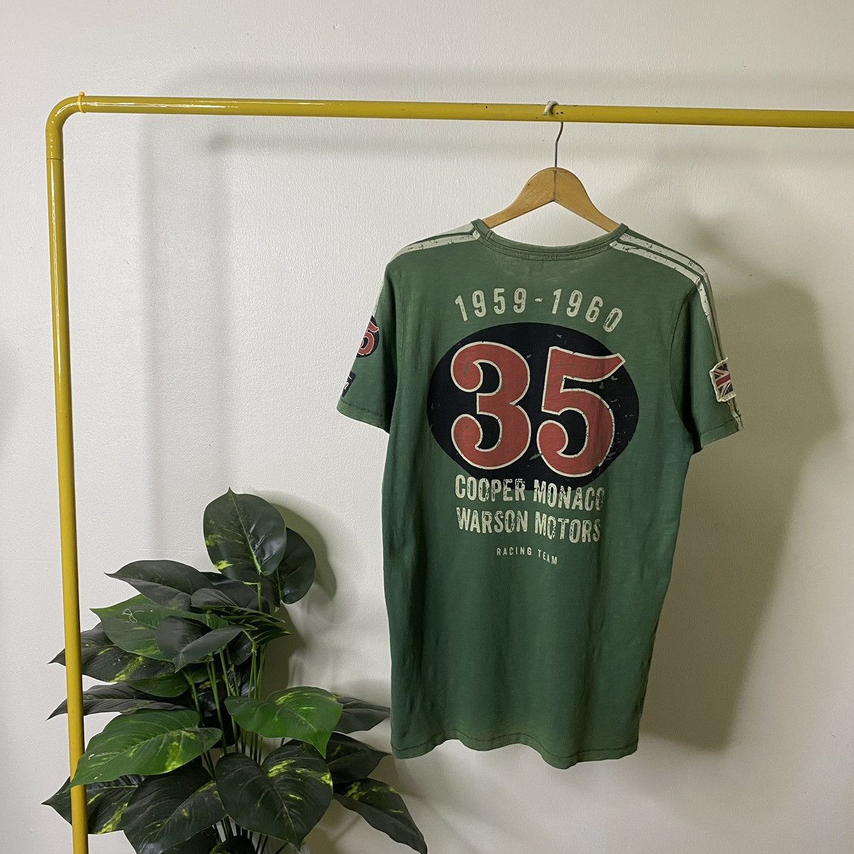 Vintage Y2K Warson Motors Racing Team Fine Racing Equipment Tee Size US M / EU 48-50 / 2 - 9 Thumbnail