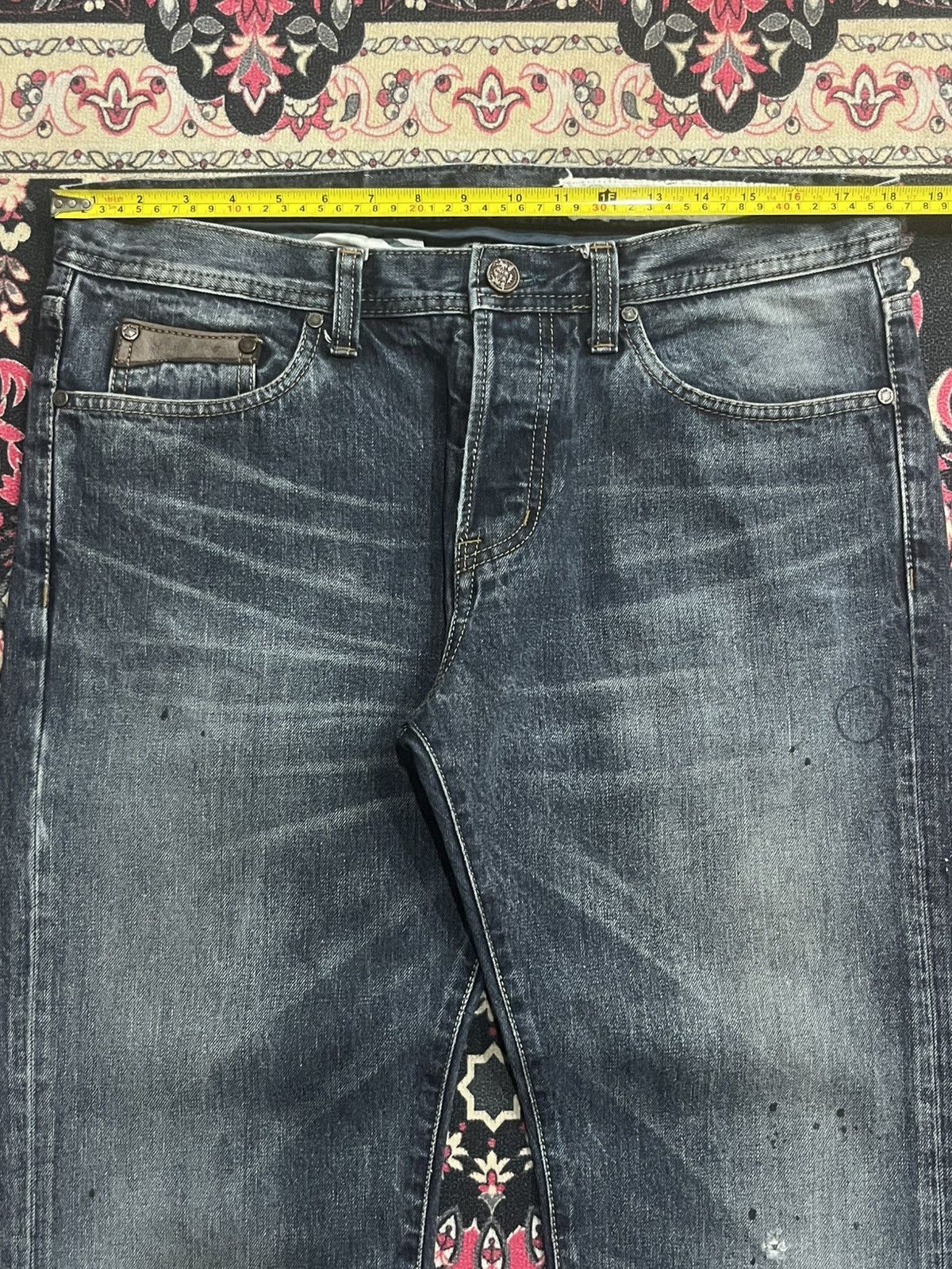 Japanese Brand Vintage Japanese Brand And Rica Sulphur Washed Whisker Jeans Size US 34 / EU 50 - 12 Thumbnail