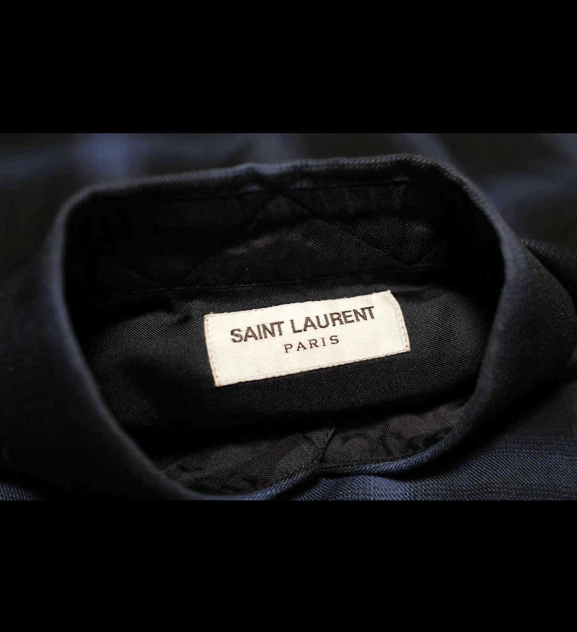 Saint Laurent Paris Sz 37 Saint Laurent Paris 13AW OS Blue Plaid Shirt Size US S / EU 44-46 / 1 - 3 Thumbnail