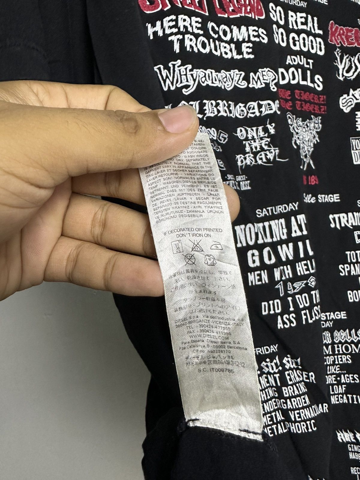 Diesel × If Six Was Nine × Le Grande Bleu (L.G.B.) Diesel World Tour Gothic Punk Tshirt Size US M / EU 48-50 / 2 - 8 Thumbnail