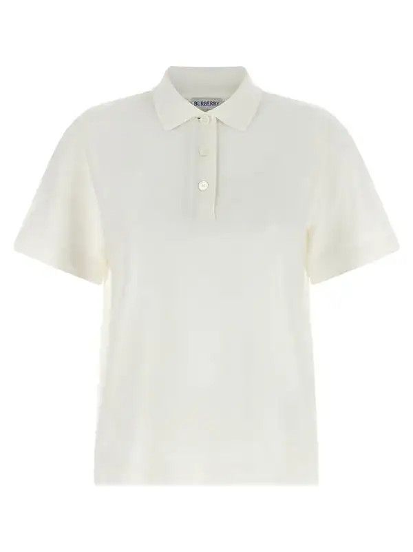 Ob2d0lne0826 Priscilla Polo Shirt In White, Women's