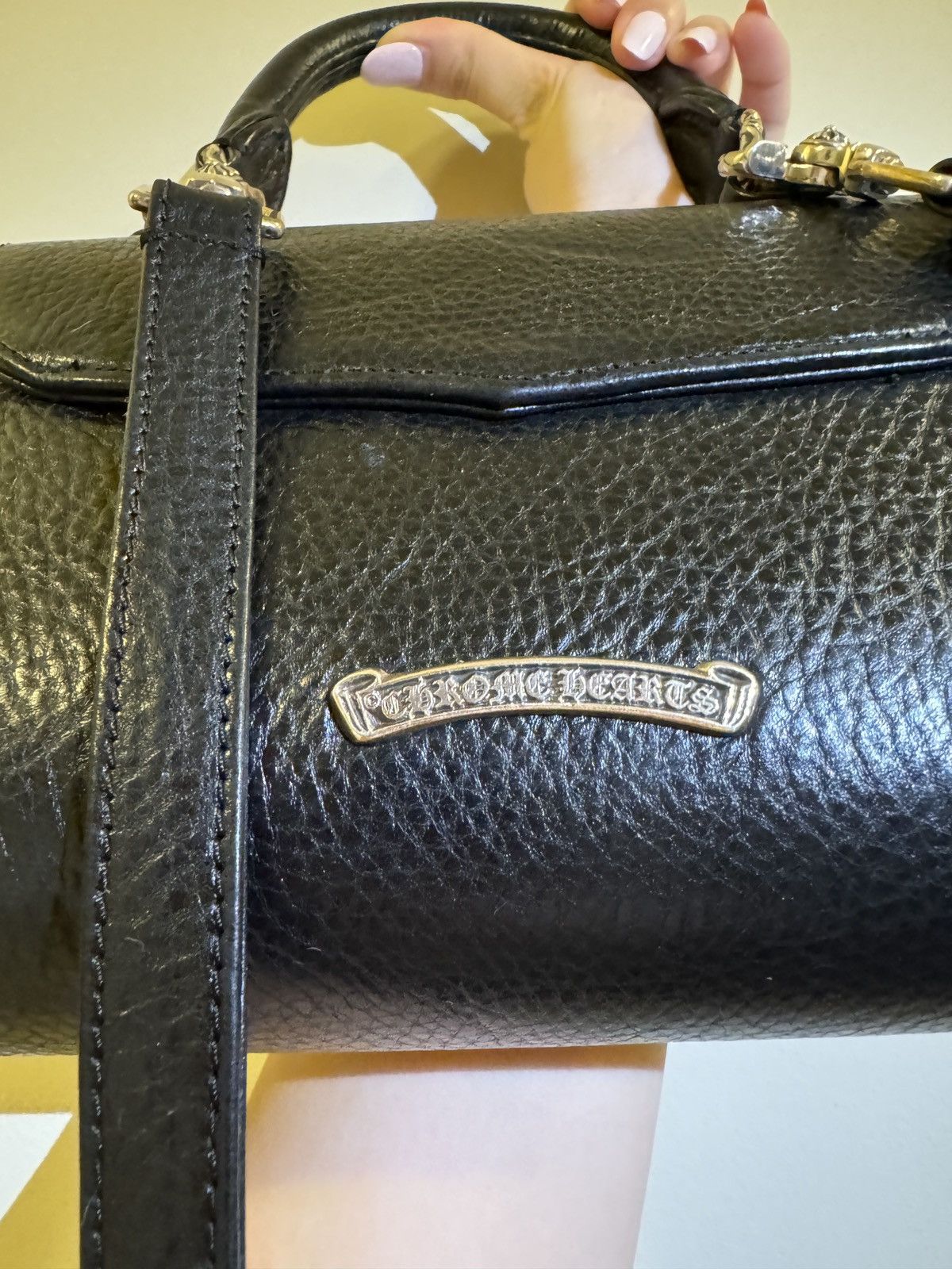 Chrome Hearts Chrome Hearts Doc Adams Cross Dagger Logo Handle Crossbody Size ONE SIZE - 10 Thumbnail